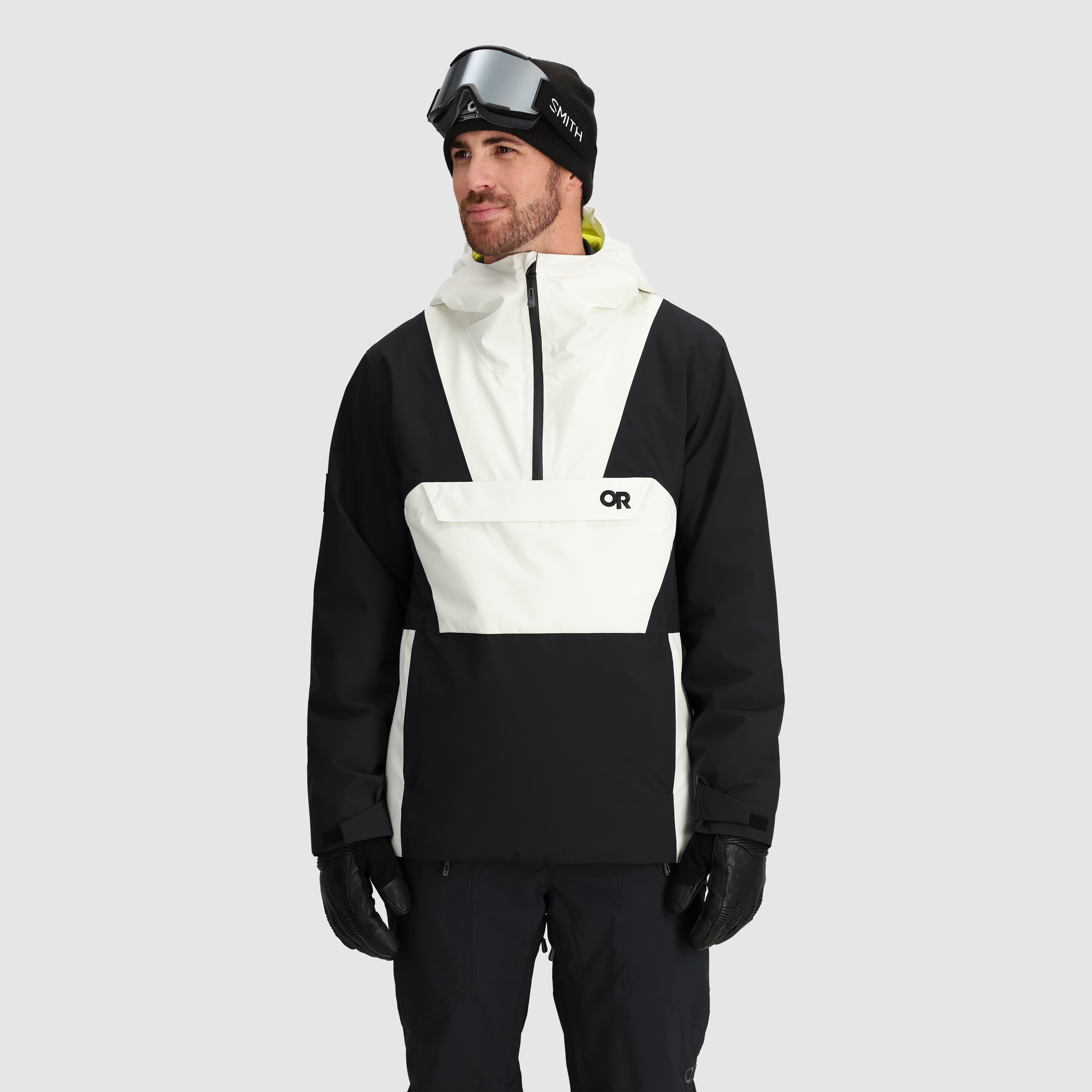 Men's Snowcrew Anorak Jacket - Waterproof & Insulated for Skiing