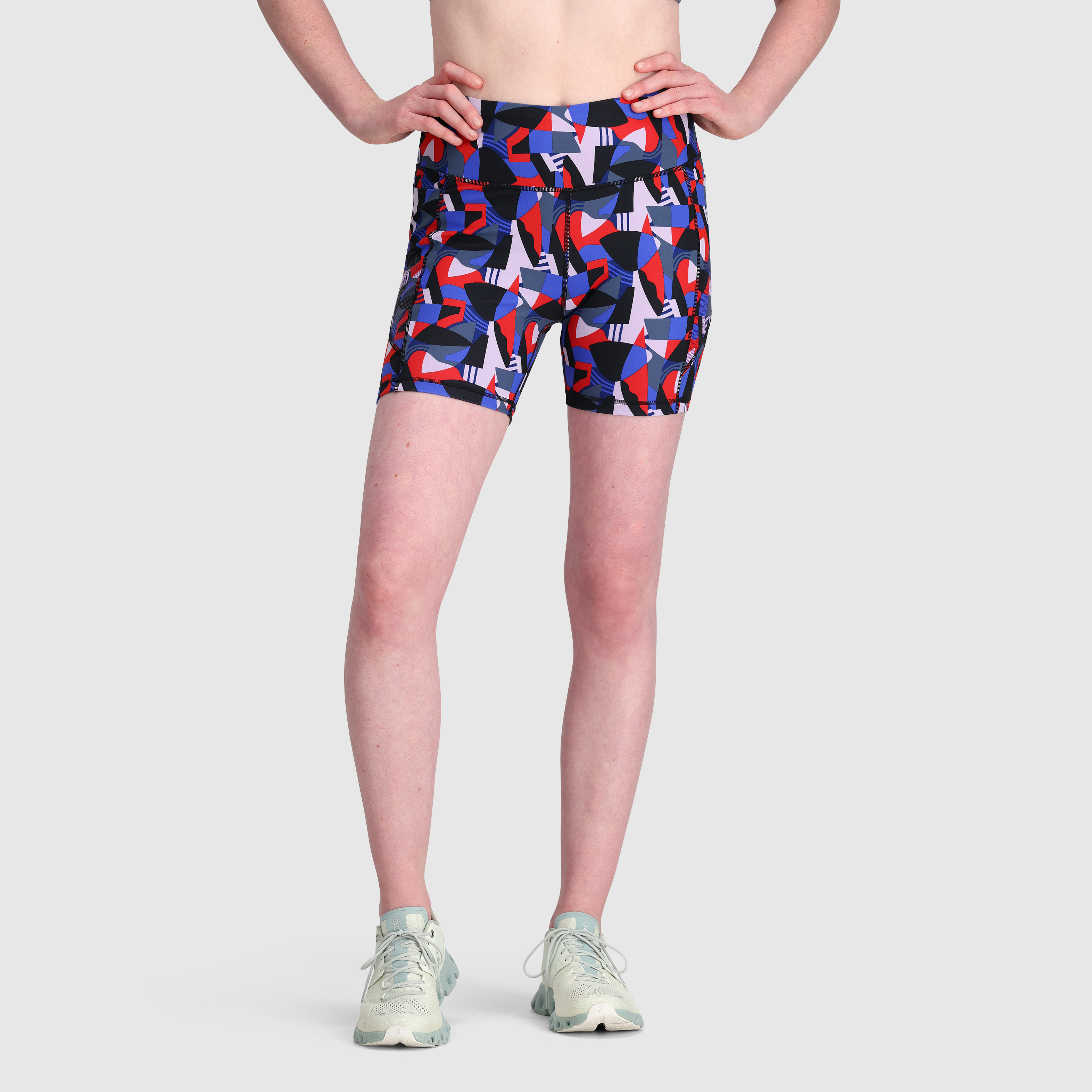 Women's Ad-Vantage Printed Athletic Shorts with UPF 30 & 4-Way Stretch