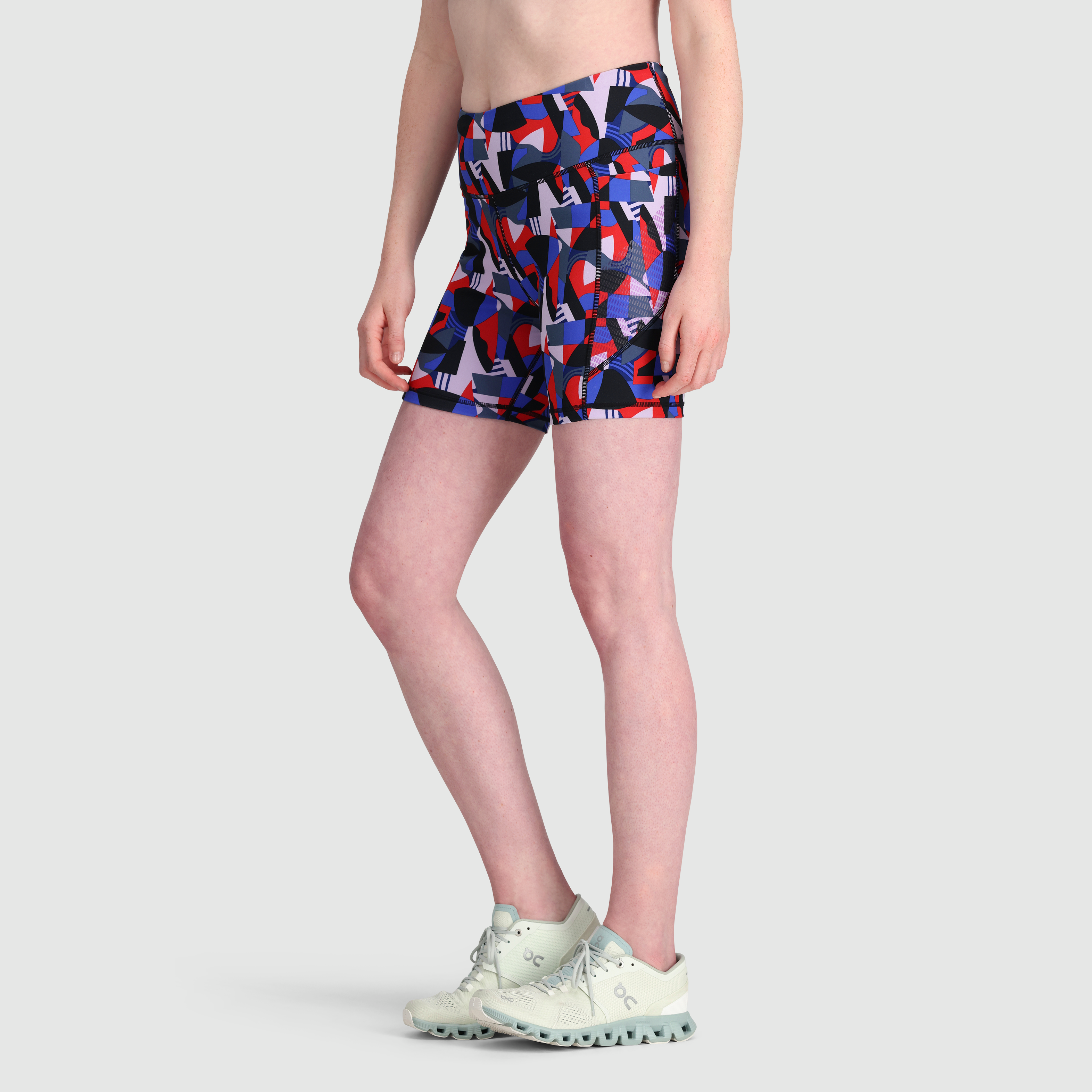 Women's Ad-Vantage Printed Athletic Shorts with UPF 30 & 4-Way Stretch