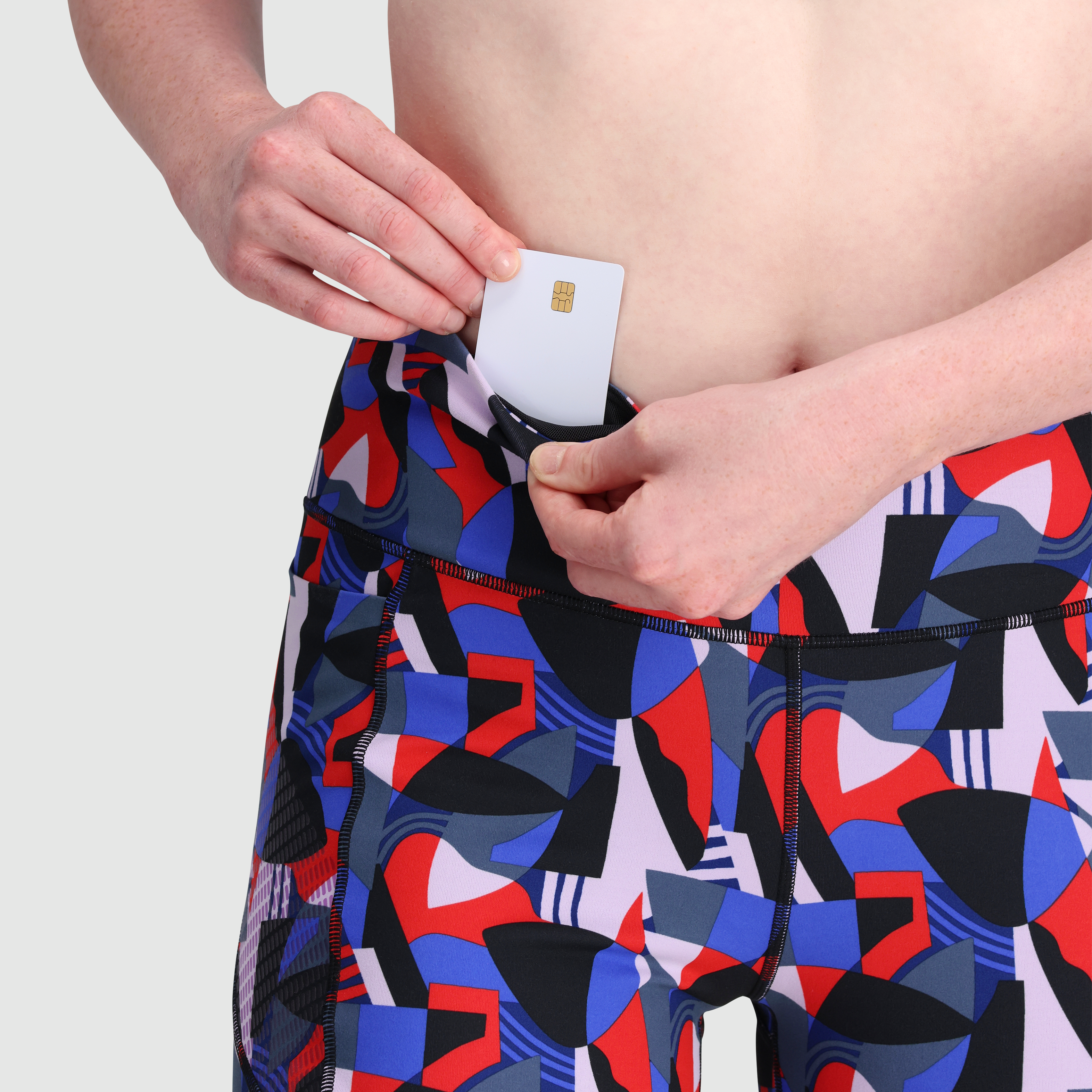 Women's Ad-Vantage Printed Athletic Shorts with UPF 30 & 4-Way Stretch