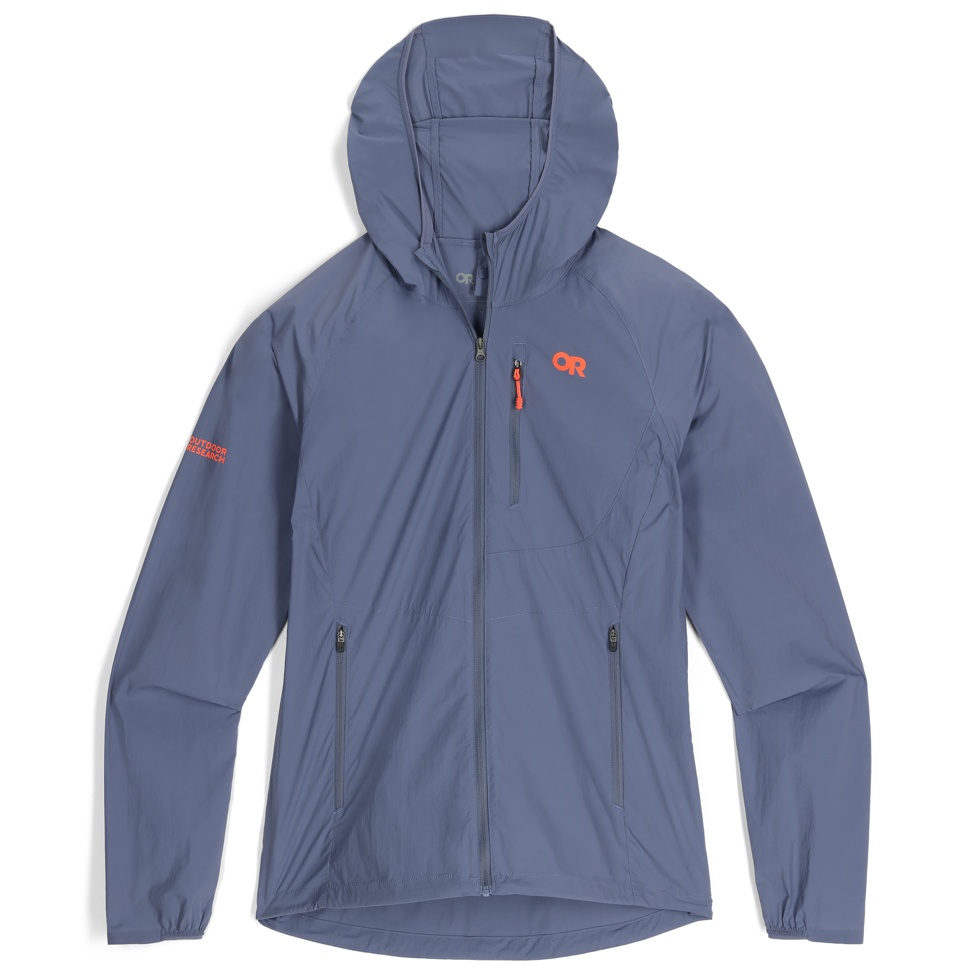 Women's Lightweight Windproof Hoodie with Stretch & Packable Design