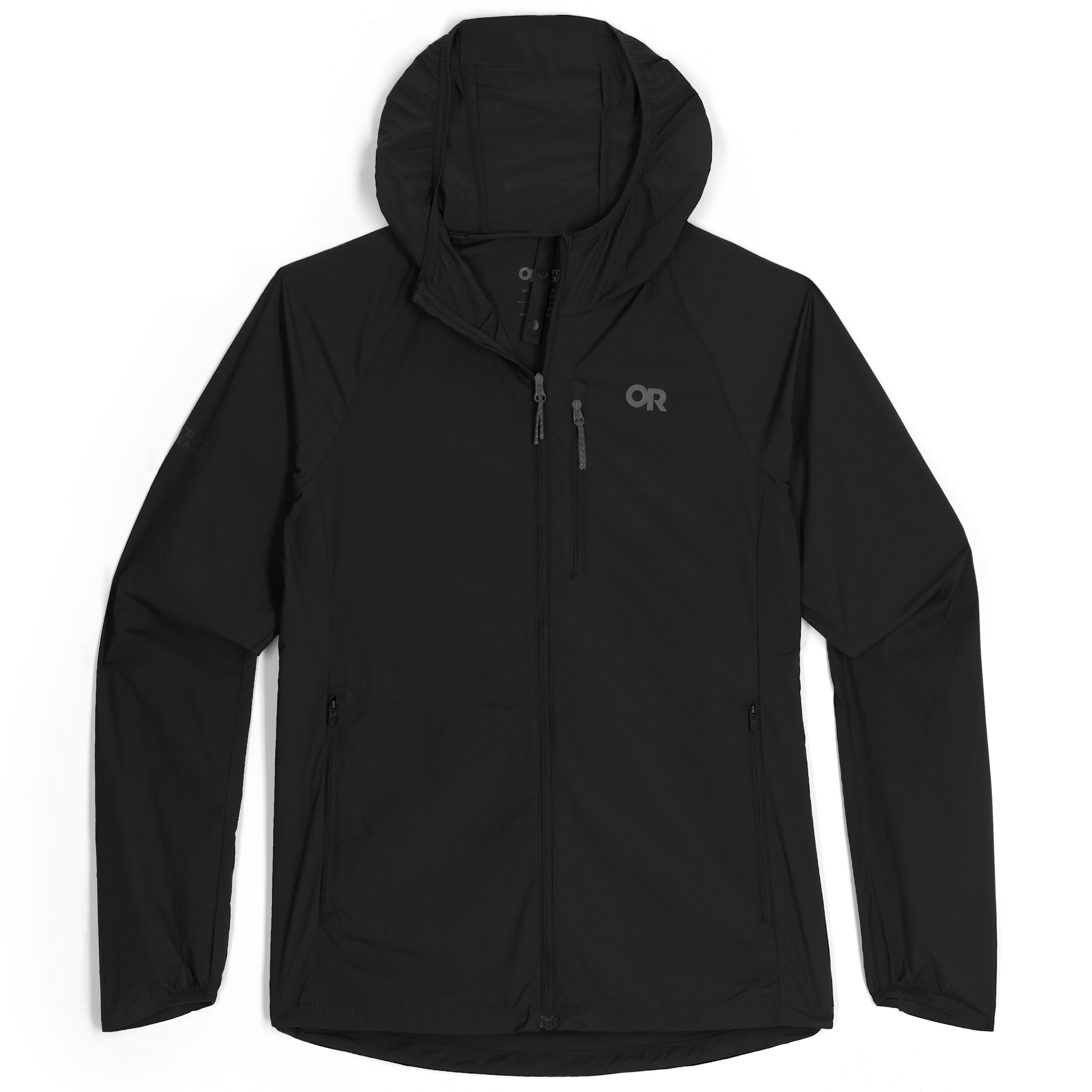 Women's Lightweight Windproof Hoodie with Stretch & Packable Design