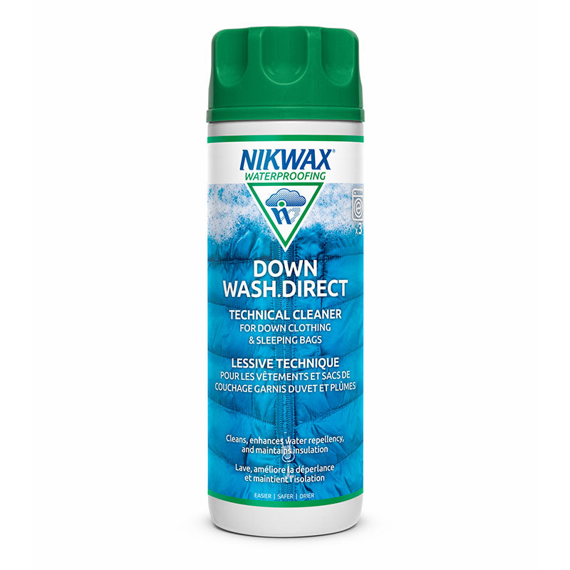 Nikwax Down Wash Direct 300ml - Eco-Friendly Down Cleaner