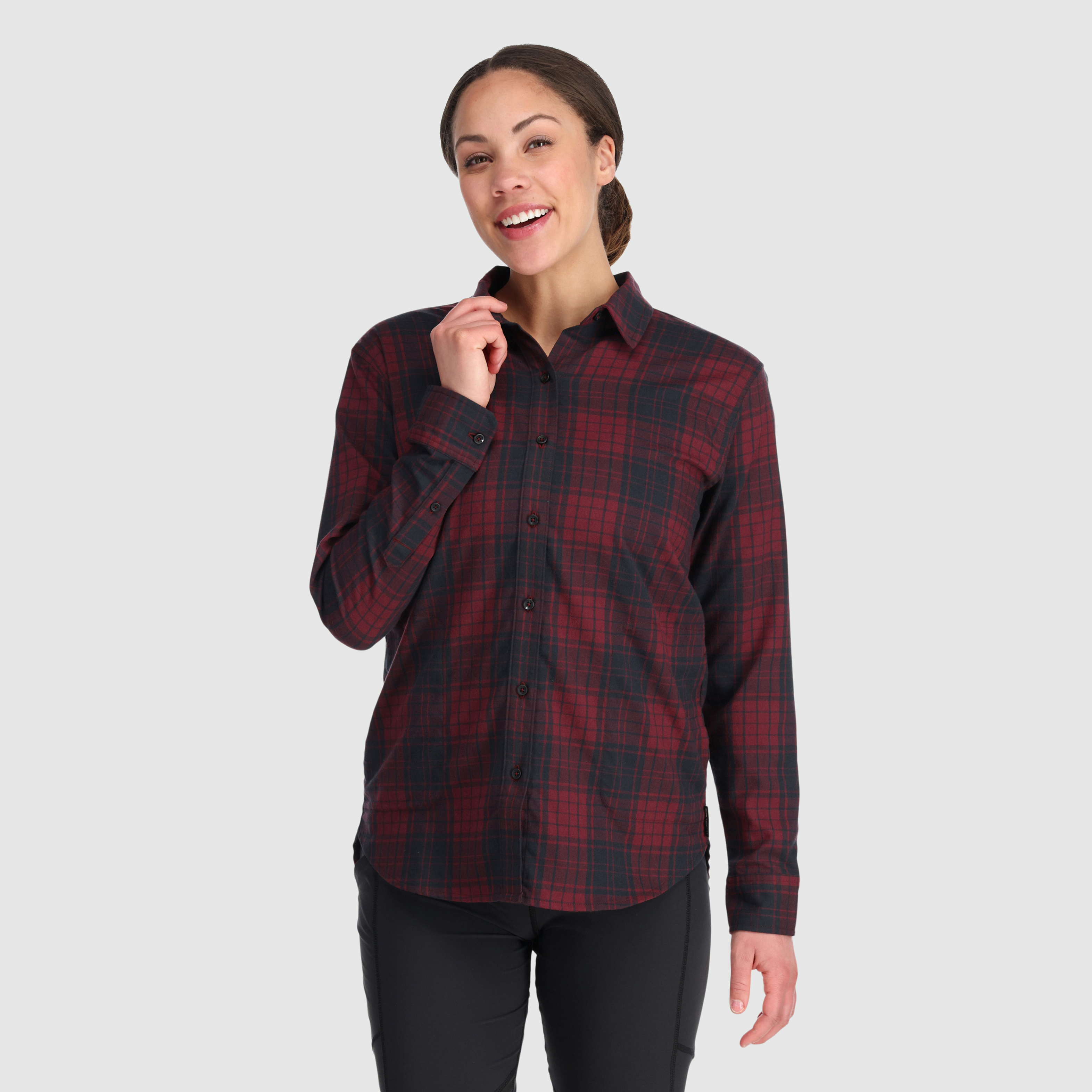 Women's Kulshan UPF 50+ Flannel Shirt for Hiking & Camping