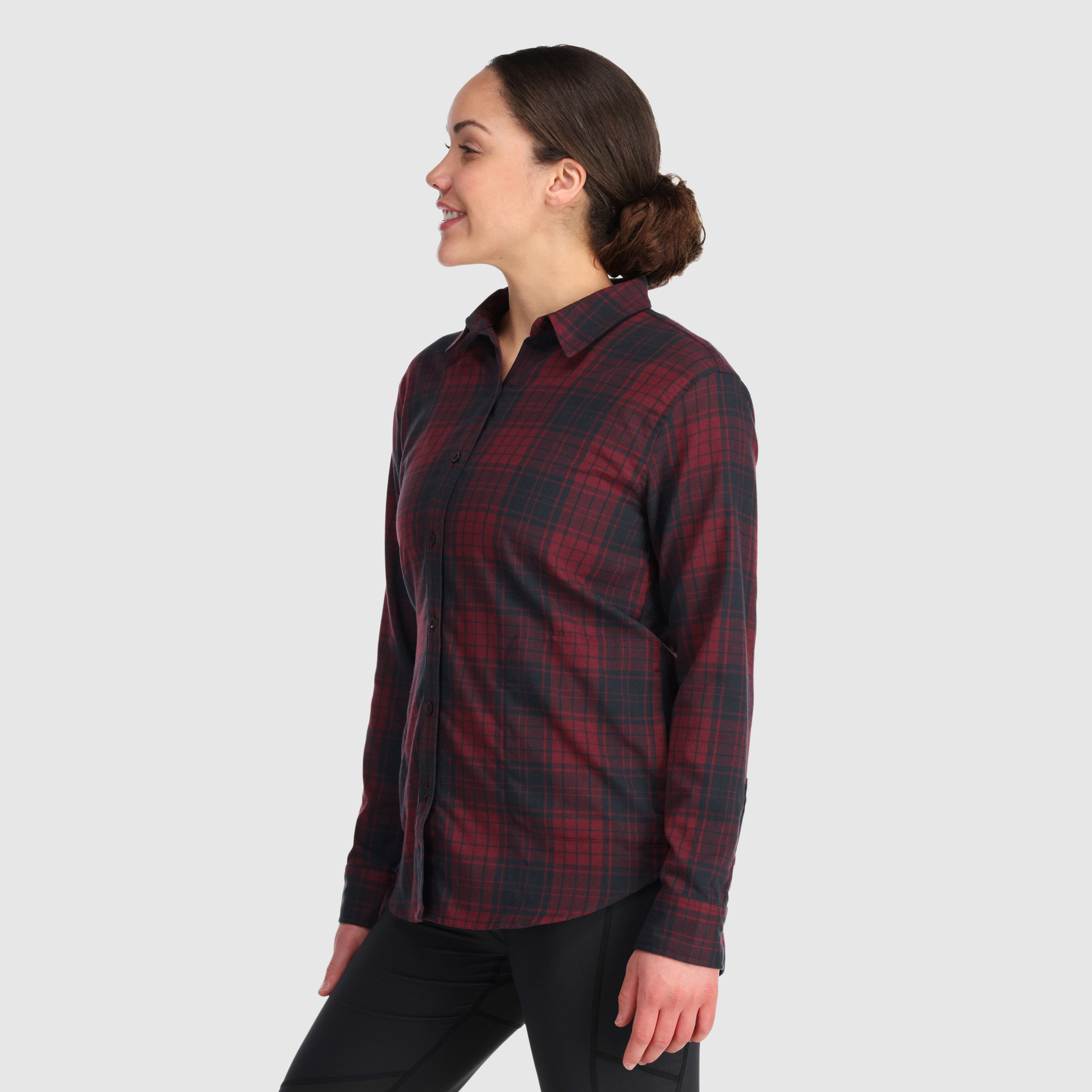 Women's Kulshan UPF 50+ Flannel Shirt for Hiking & Camping