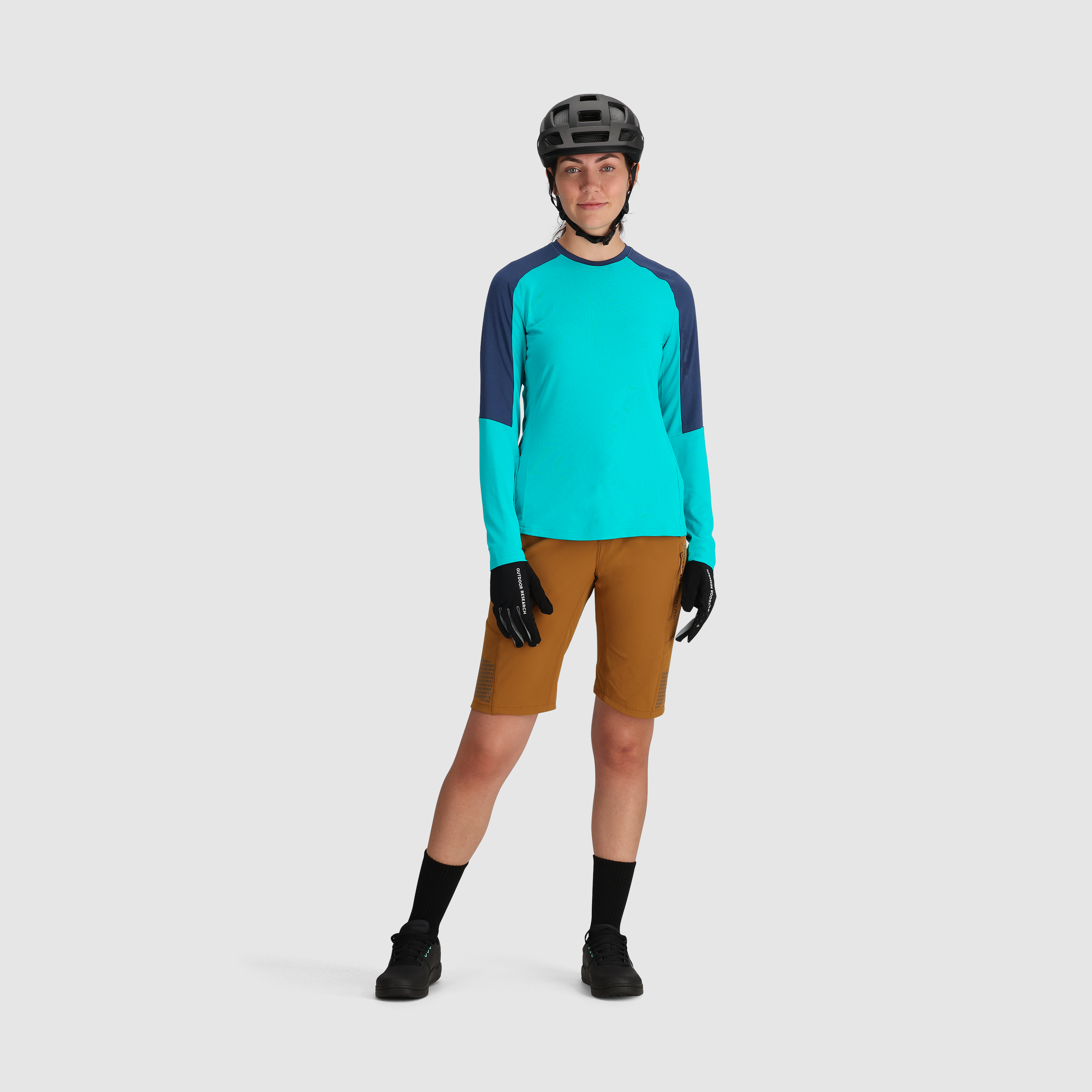 Women's MTB Long Sleeve Jersey - UPF 30+ & Breathable Cycling Top
