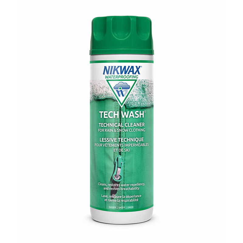 Nikwax Tech Wash 300ml - Waterproof Gear Cleaner for Outdoor Clothing