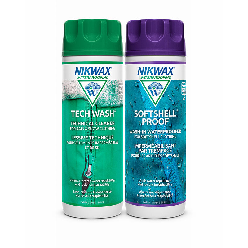 Nikwax Softshell Cleaner & Waterproofer Duo Pack 300ml