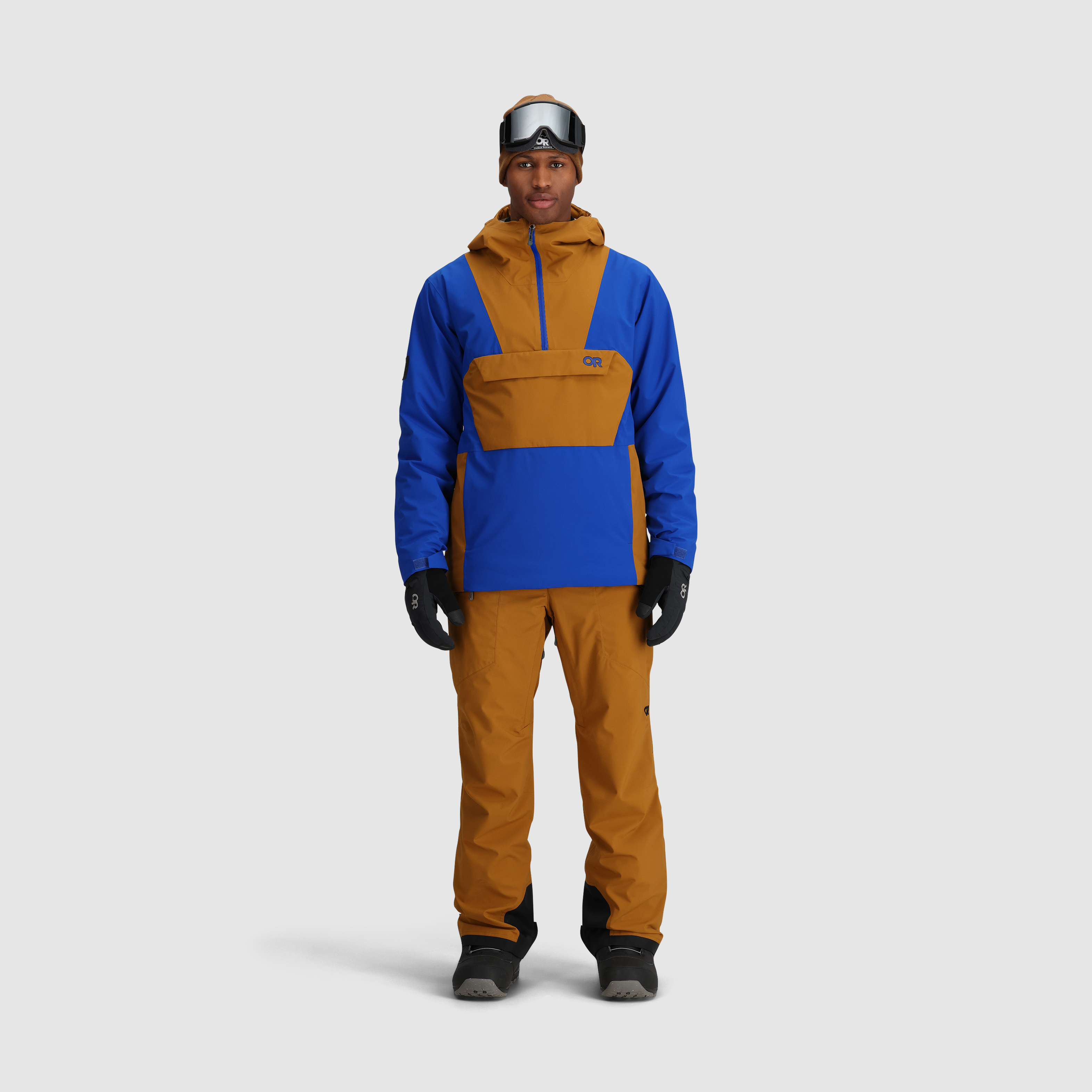 Men's Snowcrew Anorak Jacket - Waterproof & Insulated for Skiing