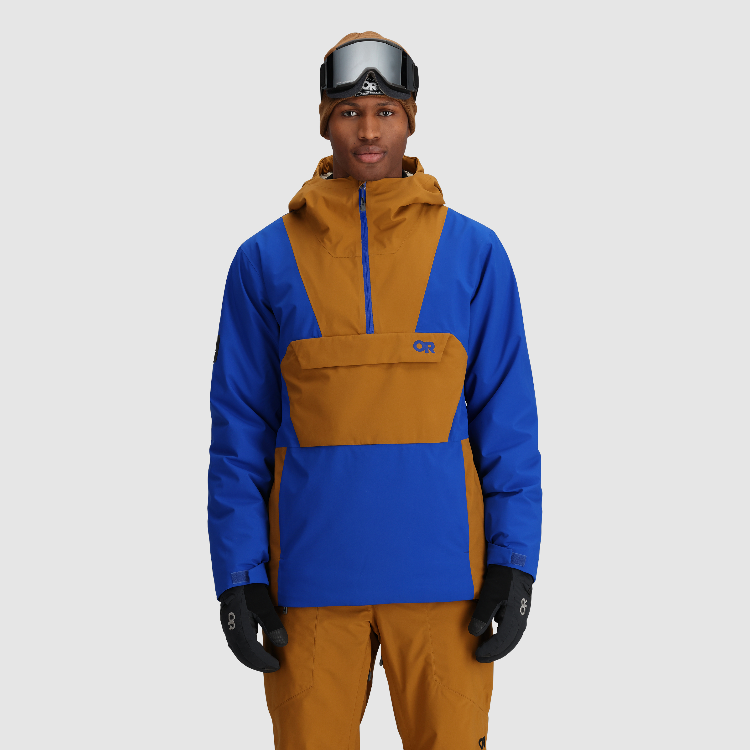 Men's Snowcrew Anorak Jacket - Waterproof & Insulated for Skiing