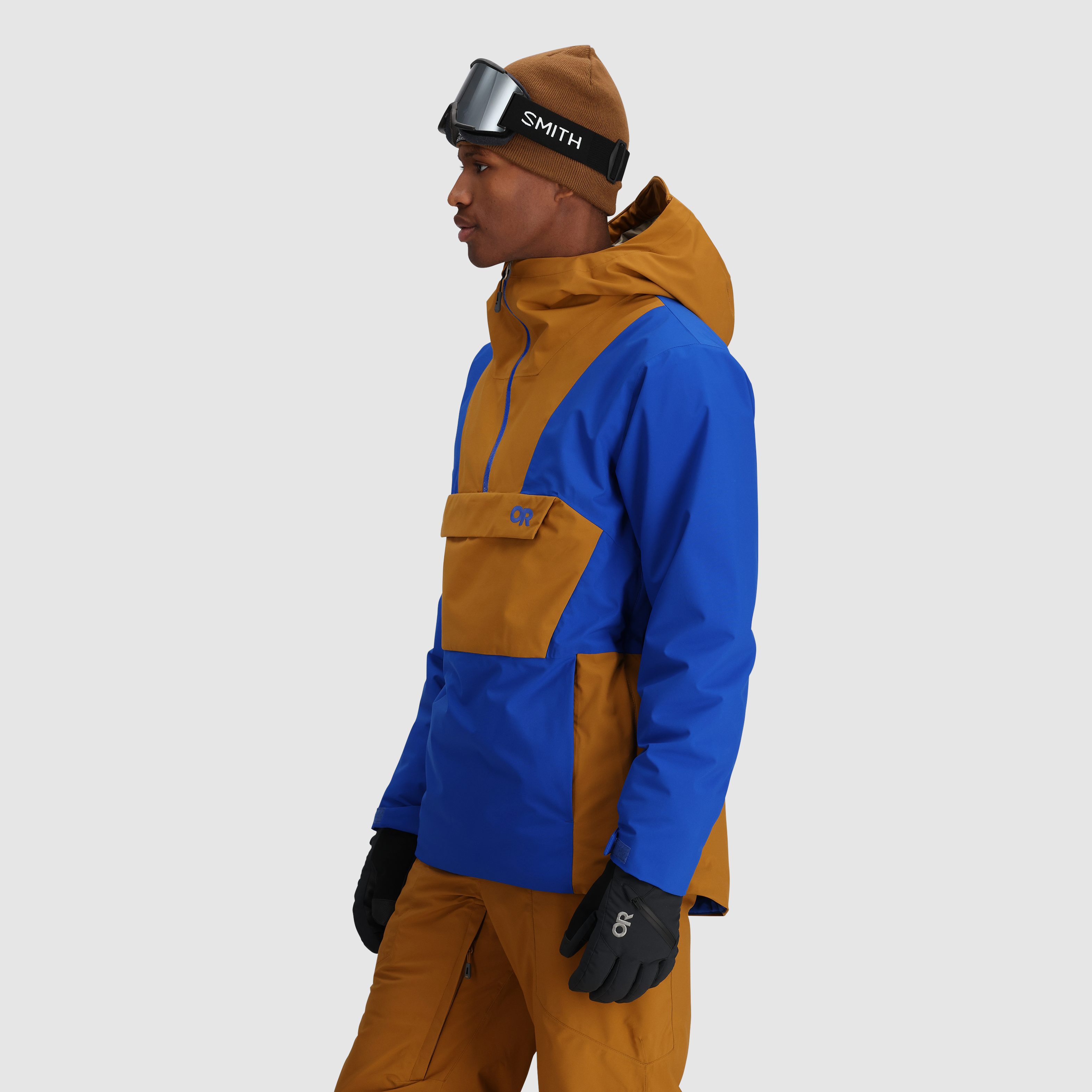 Men's Snowcrew Anorak Jacket - Waterproof & Insulated for Skiing