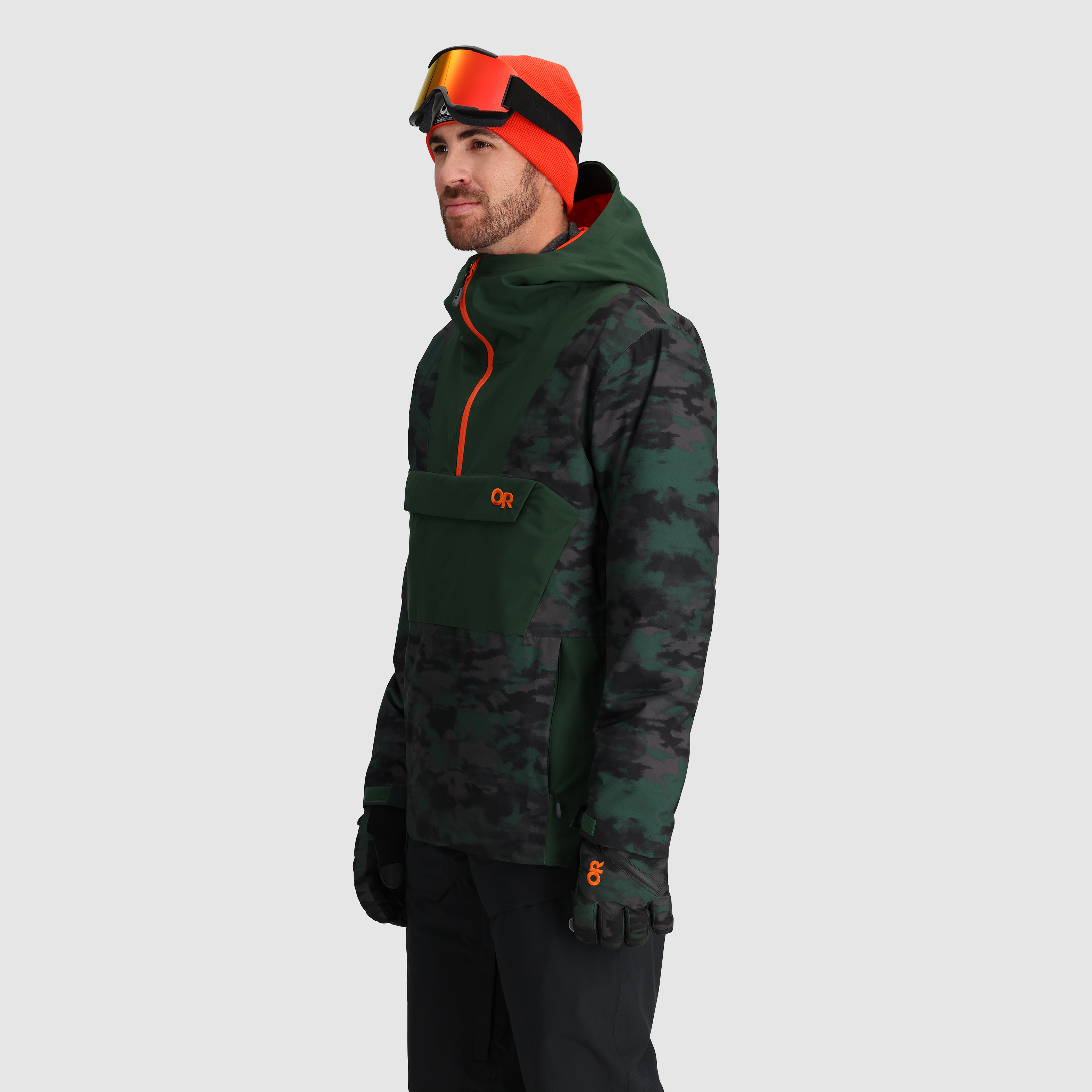 Men's Snowcrew Anorak Jacket - Waterproof & Insulated for Skiing