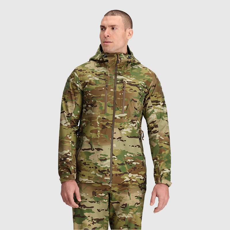 Allies Multicam Waterproof Mountain Jacket for Outdoor Professionals