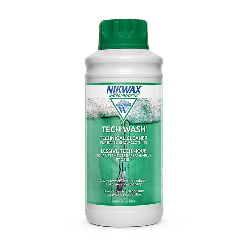 Nikwax Tech Wash Waterproof Cleaner 1000ml for Outdoor Gear