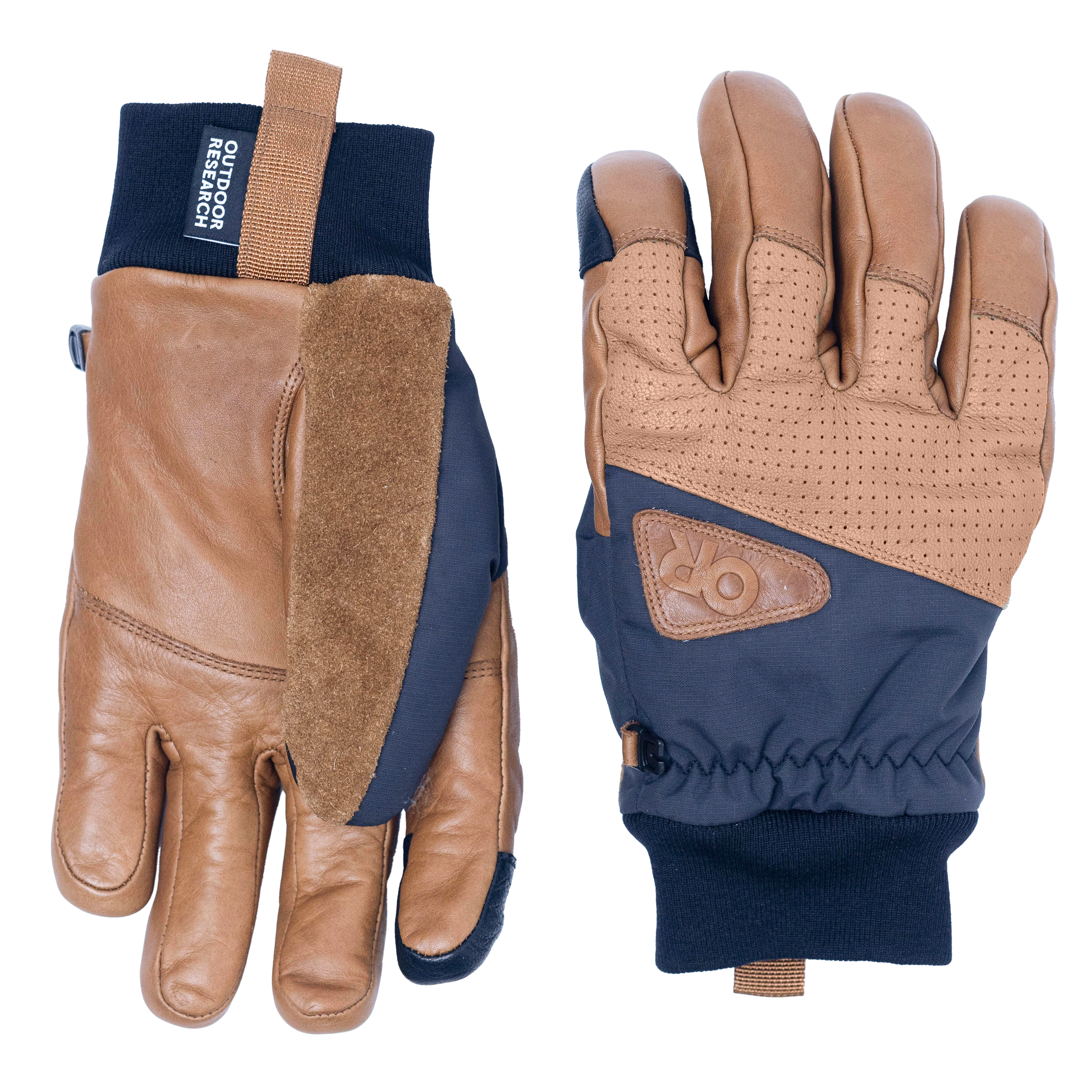 Snowcrew Waterproof Leather Gloves for Skiing & Snowboarding