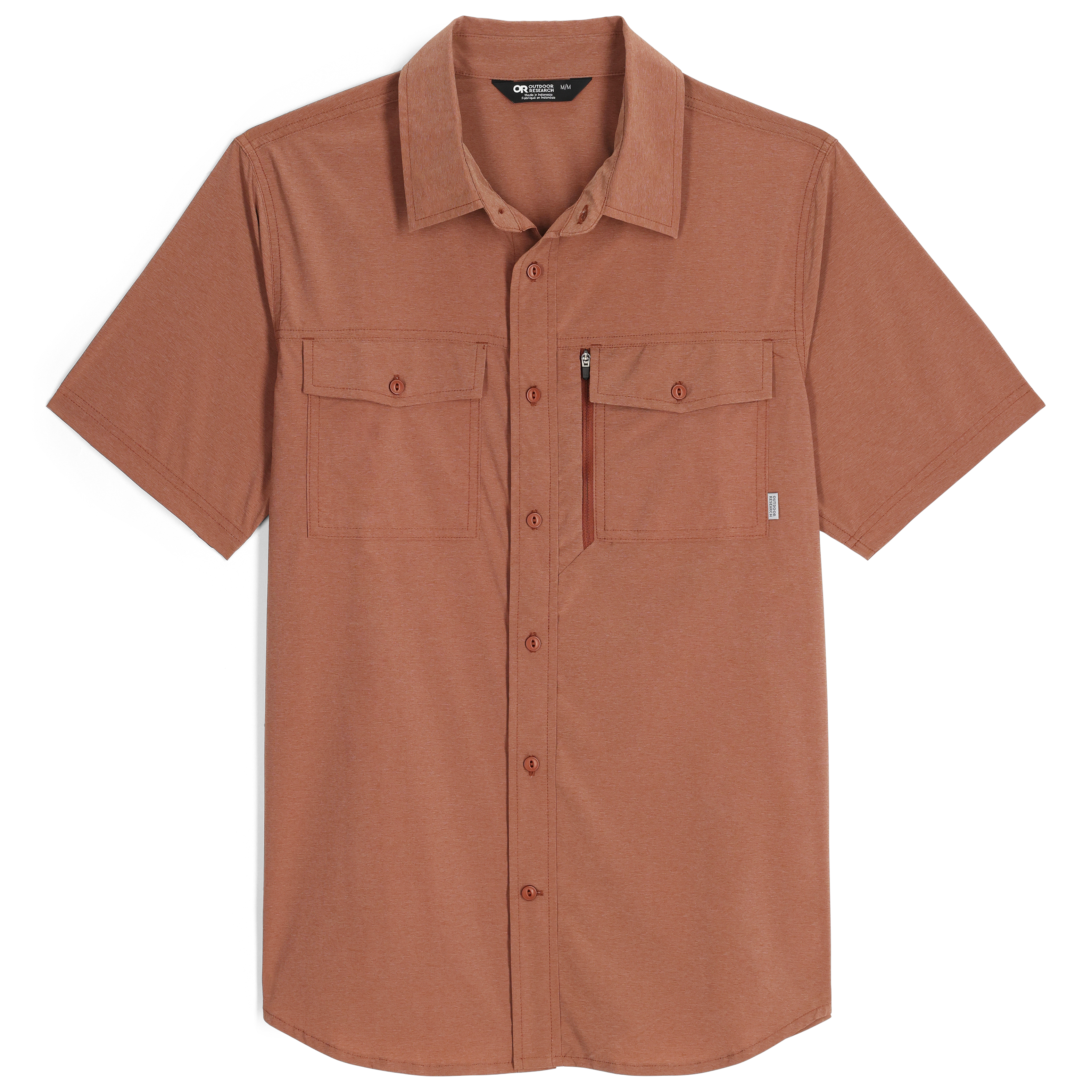 Men's Way Station Travel Shirt with Secret Zip Pocket - UPF 30
