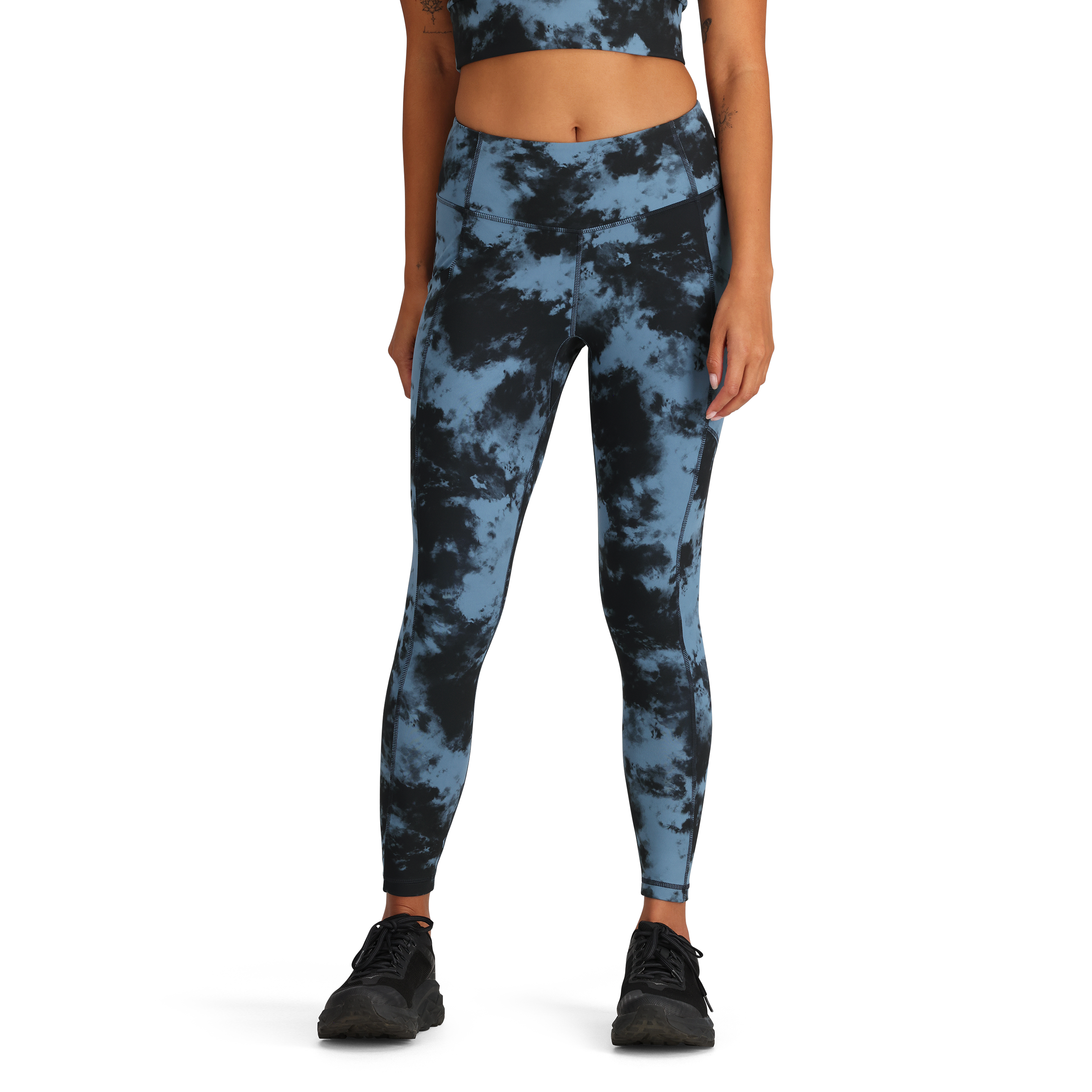 Women's Vantage Printed 7/8 Workout Leggings with UPF 30