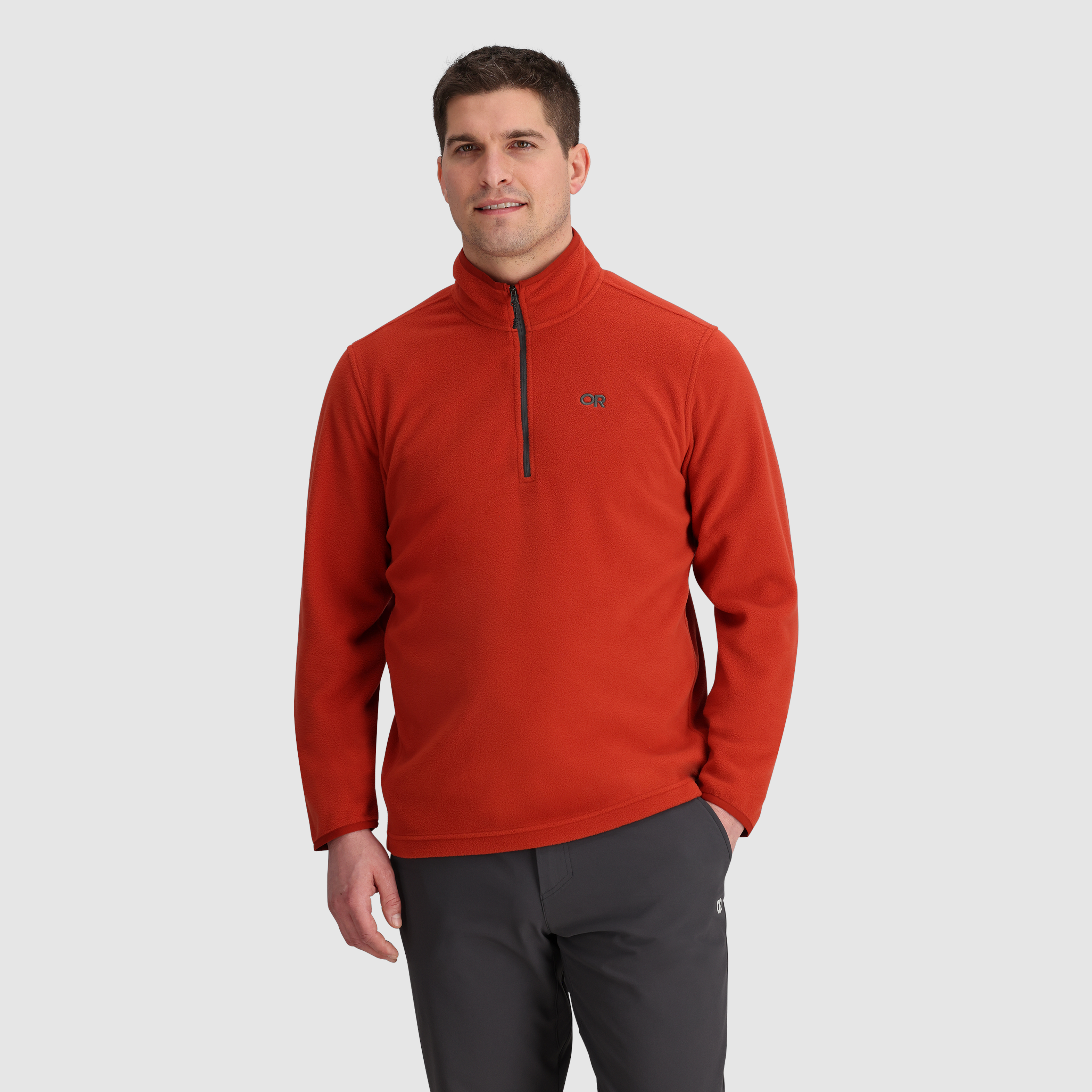 Men's OR Polartec® 100 Quarter Zip Fleece Jacket for Outdoor Adventures