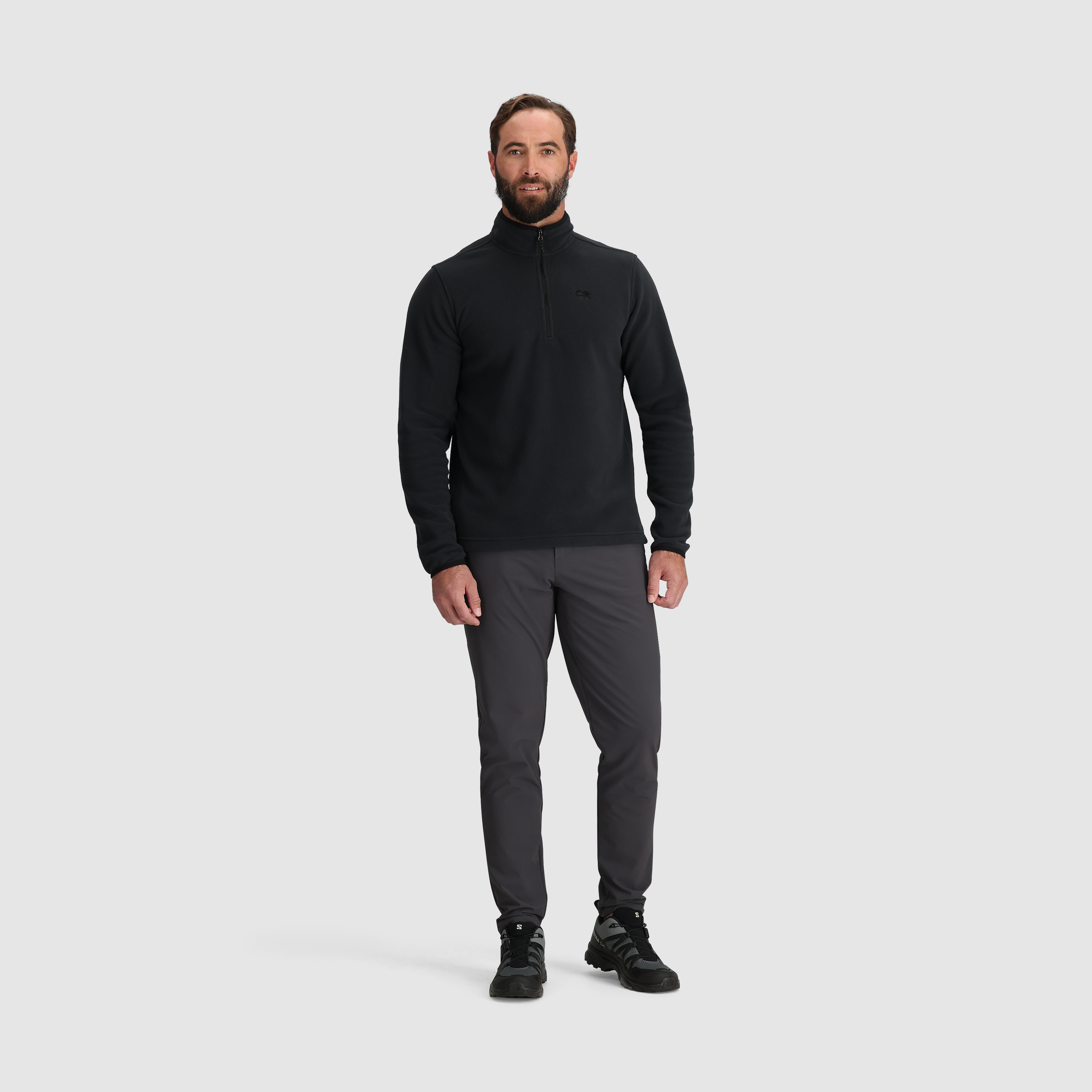 Men's OR Polartec® 100 Quarter Zip Fleece Jacket for Outdoor Adventures