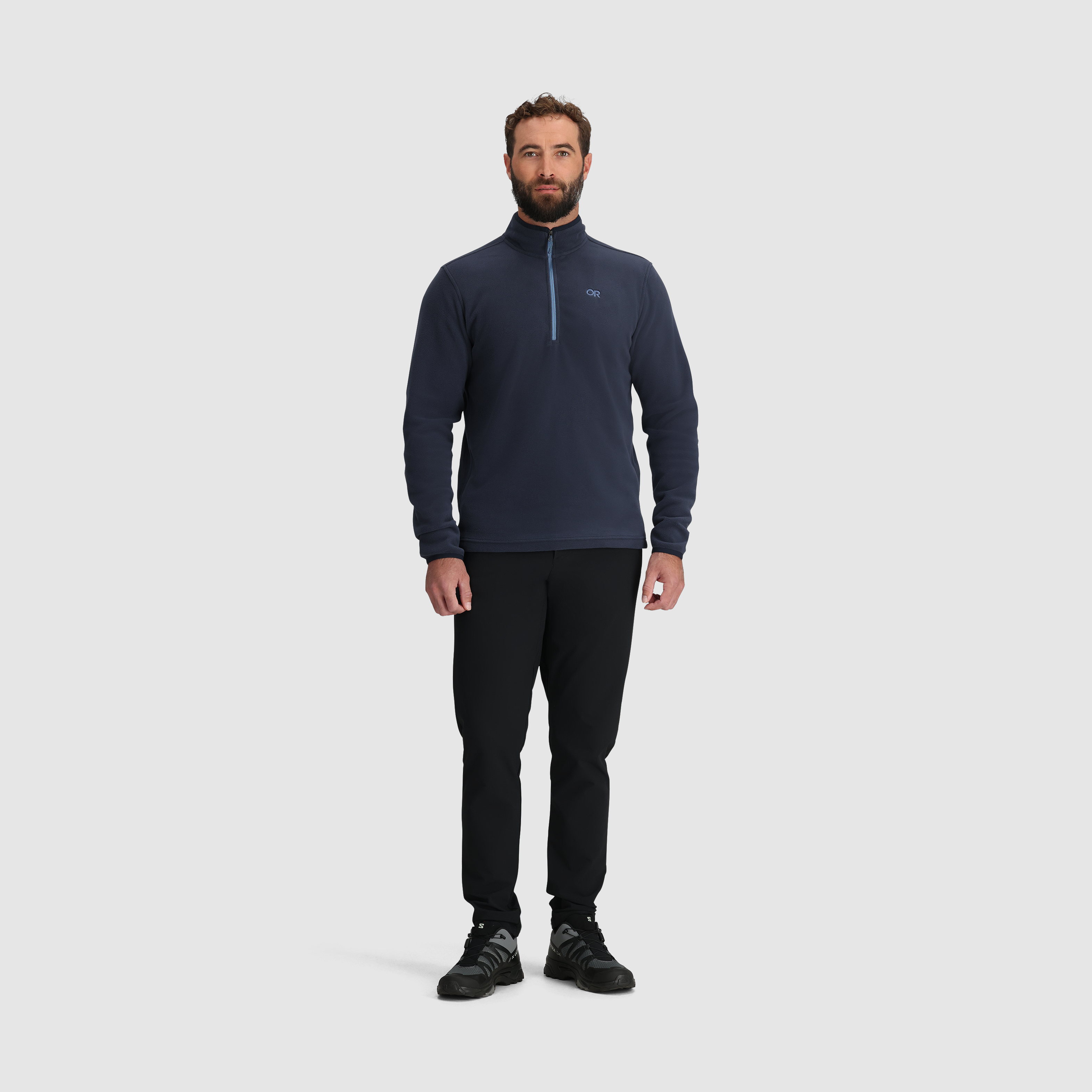 Men's OR Polartec® 100 Quarter Zip Fleece Jacket for Outdoor Adventures