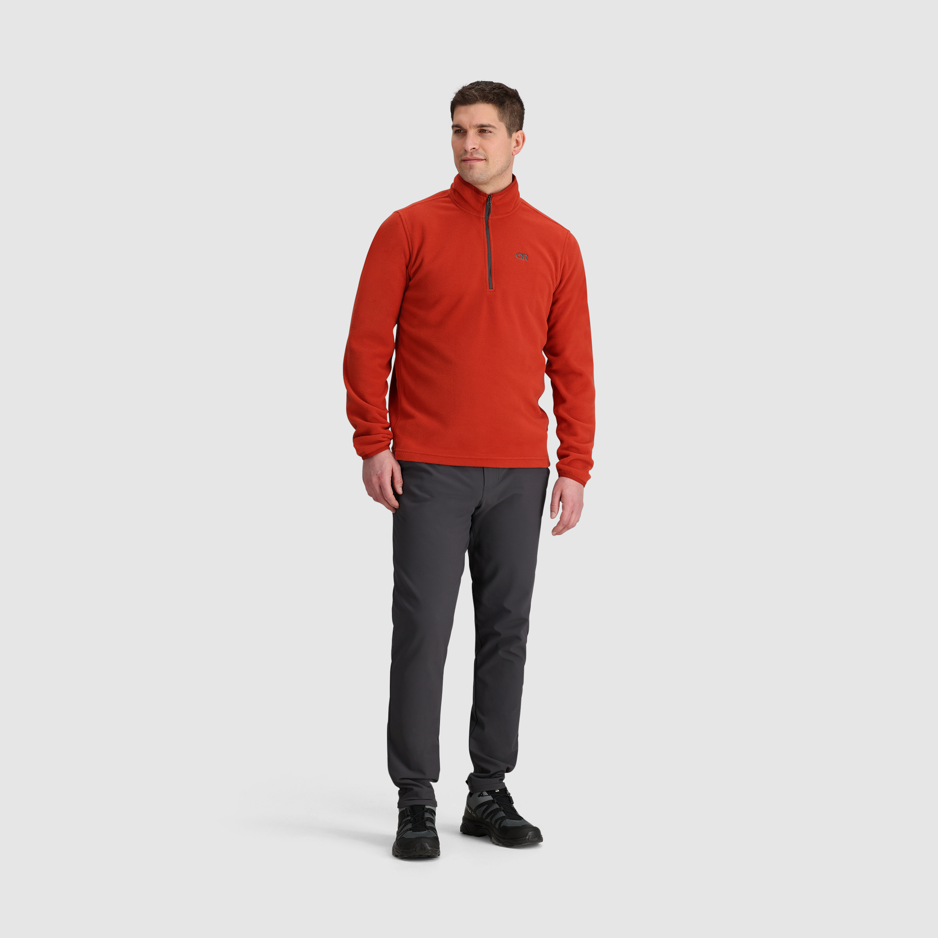 Men's OR Polartec® 100 Quarter Zip Fleece Jacket for Outdoor Adventures