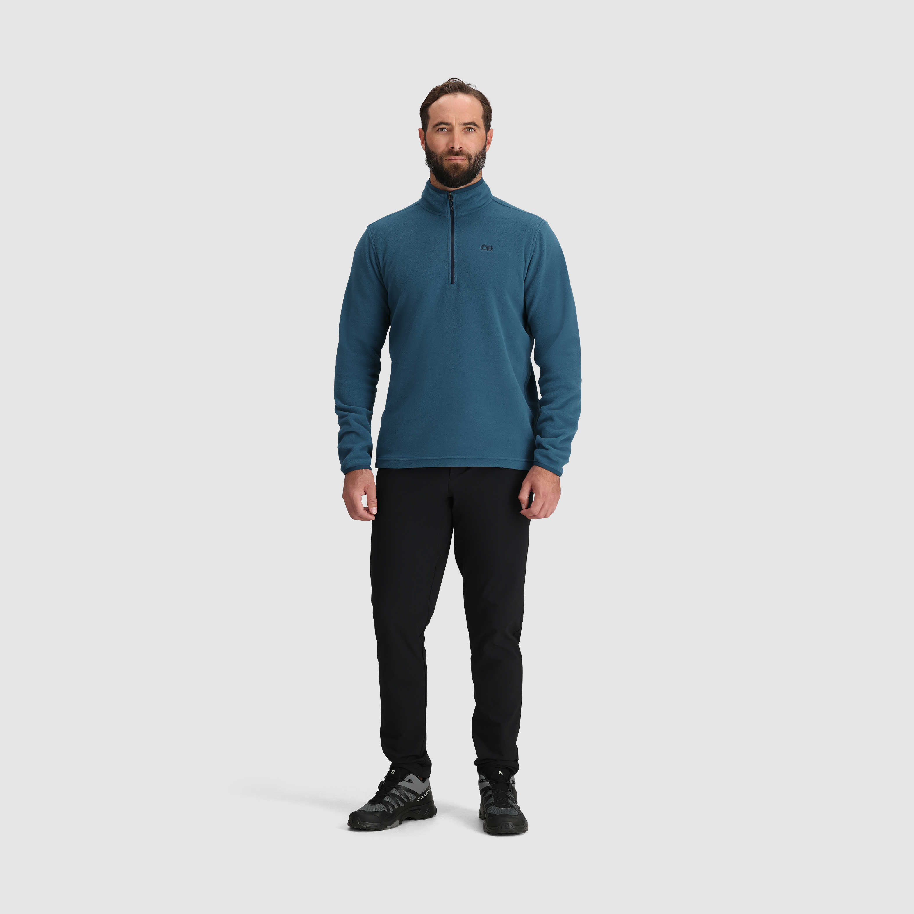 Men's OR Polartec® 100 Quarter Zip Fleece Jacket for Outdoor Adventures
