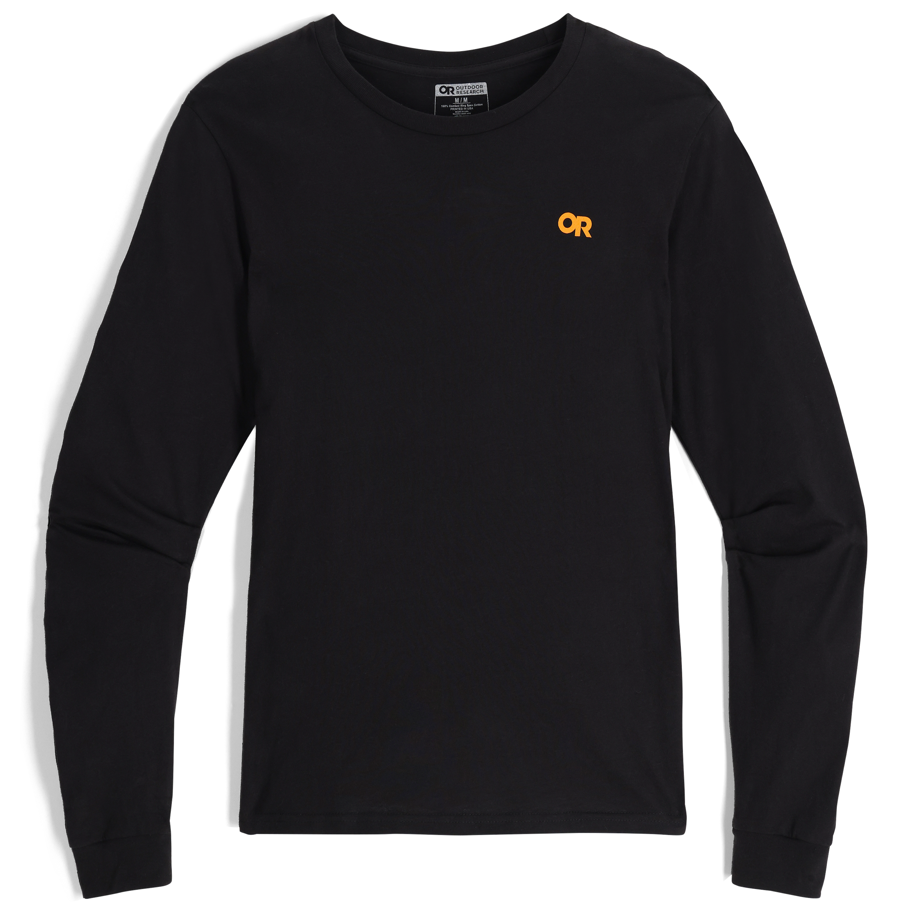 Alpine Logo Long Sleeve Cotton T-Shirt for Outdoor Adventures
