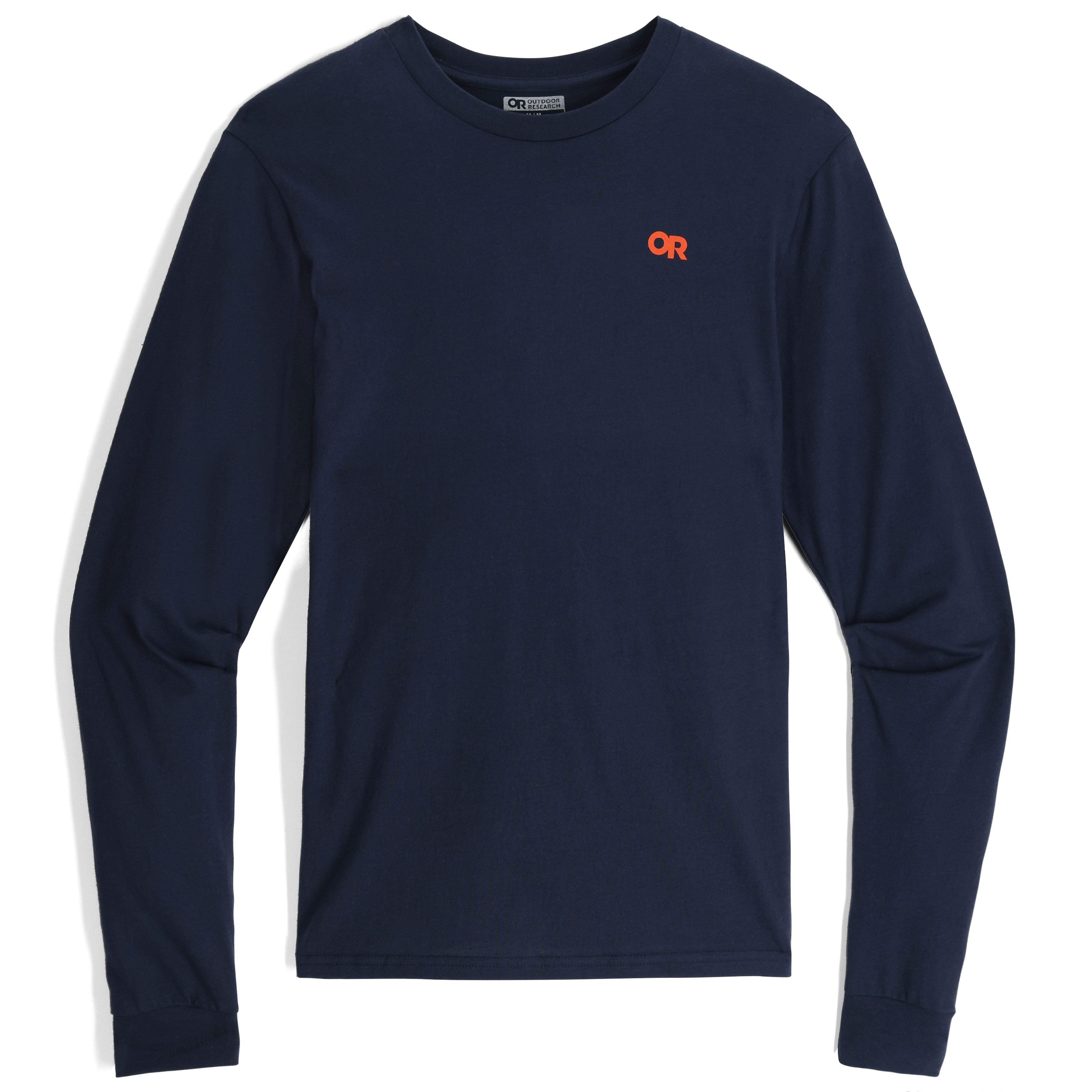 Alpine Logo Long Sleeve Cotton T-Shirt for Outdoor Adventures