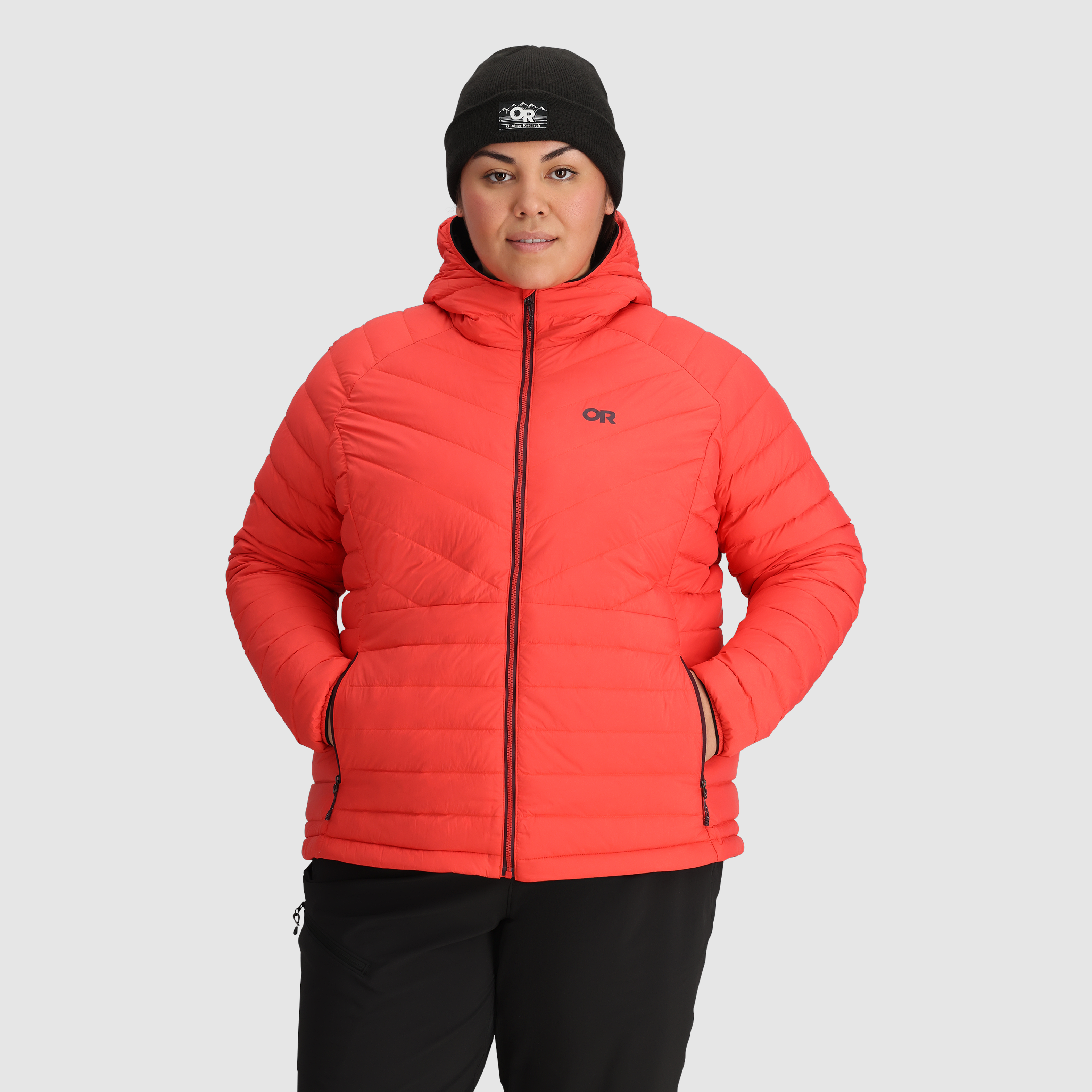 Women's Plus Size Transcendent Down Hoodie - Recycled Nylon