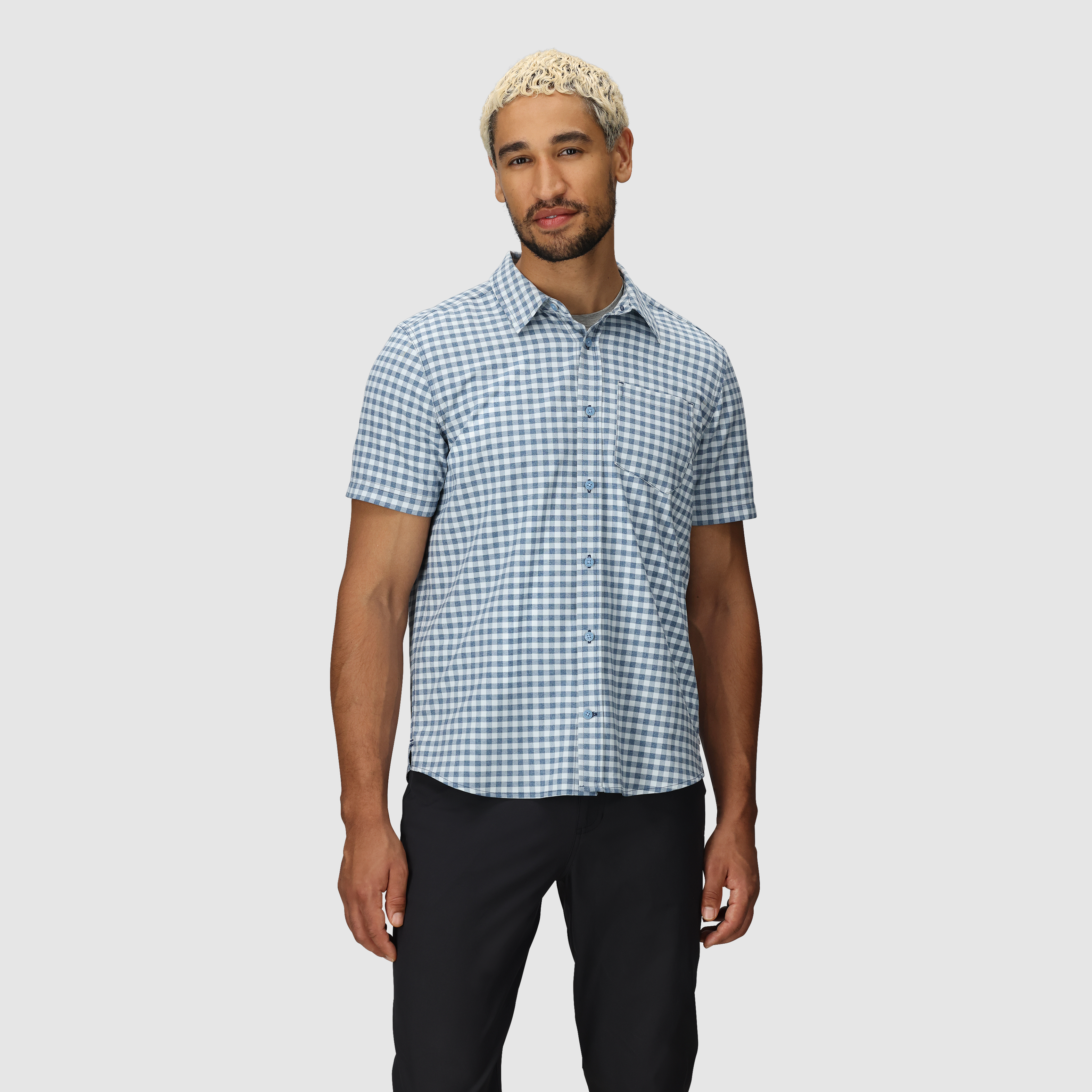 Men's Blackbird Short Sleeve Shirt - Recycled Polyester, UPF 30, Outdoor & Casual