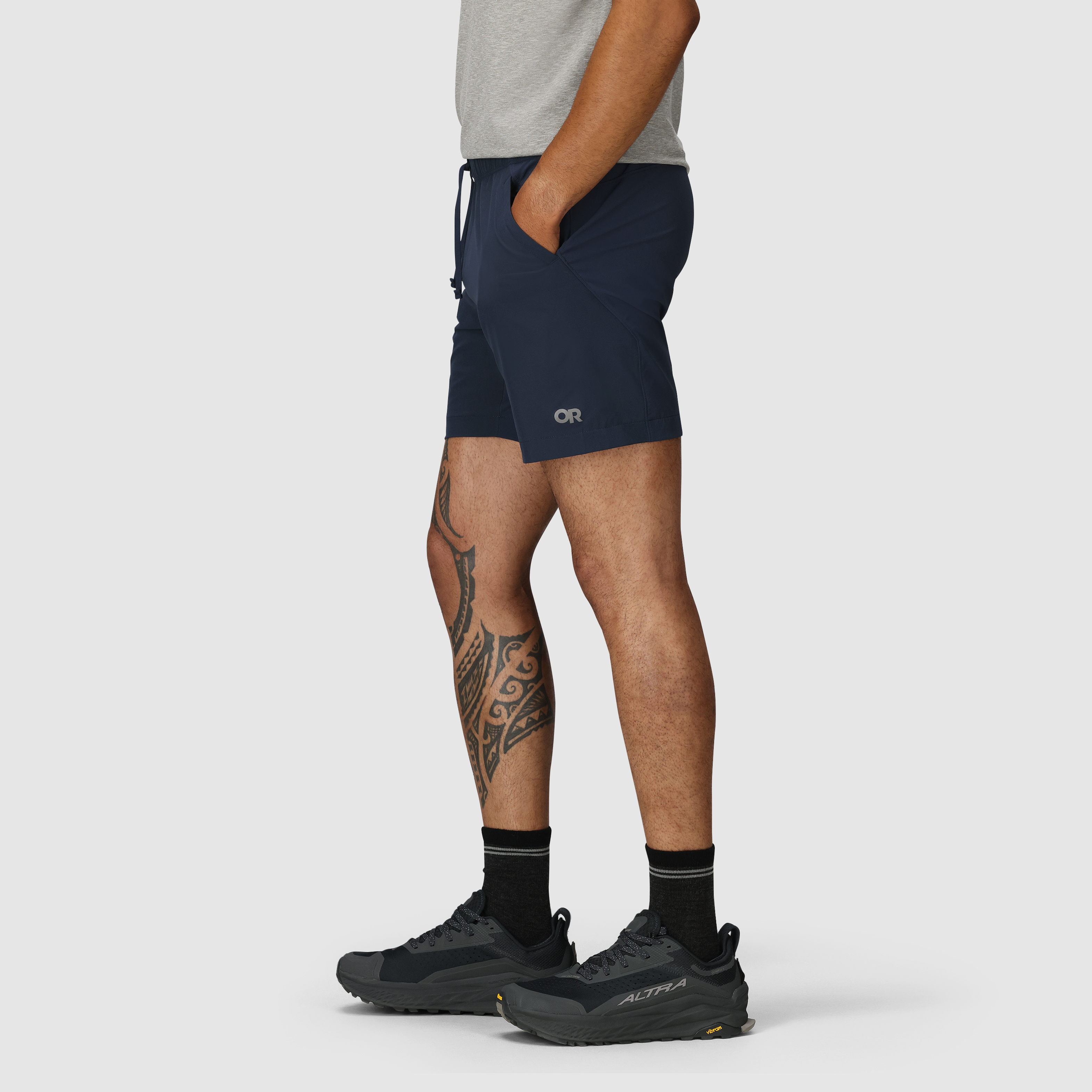 Men's Swift Lite Hybrid Running Shorts 7" with UPF 30 & Zip Pocket