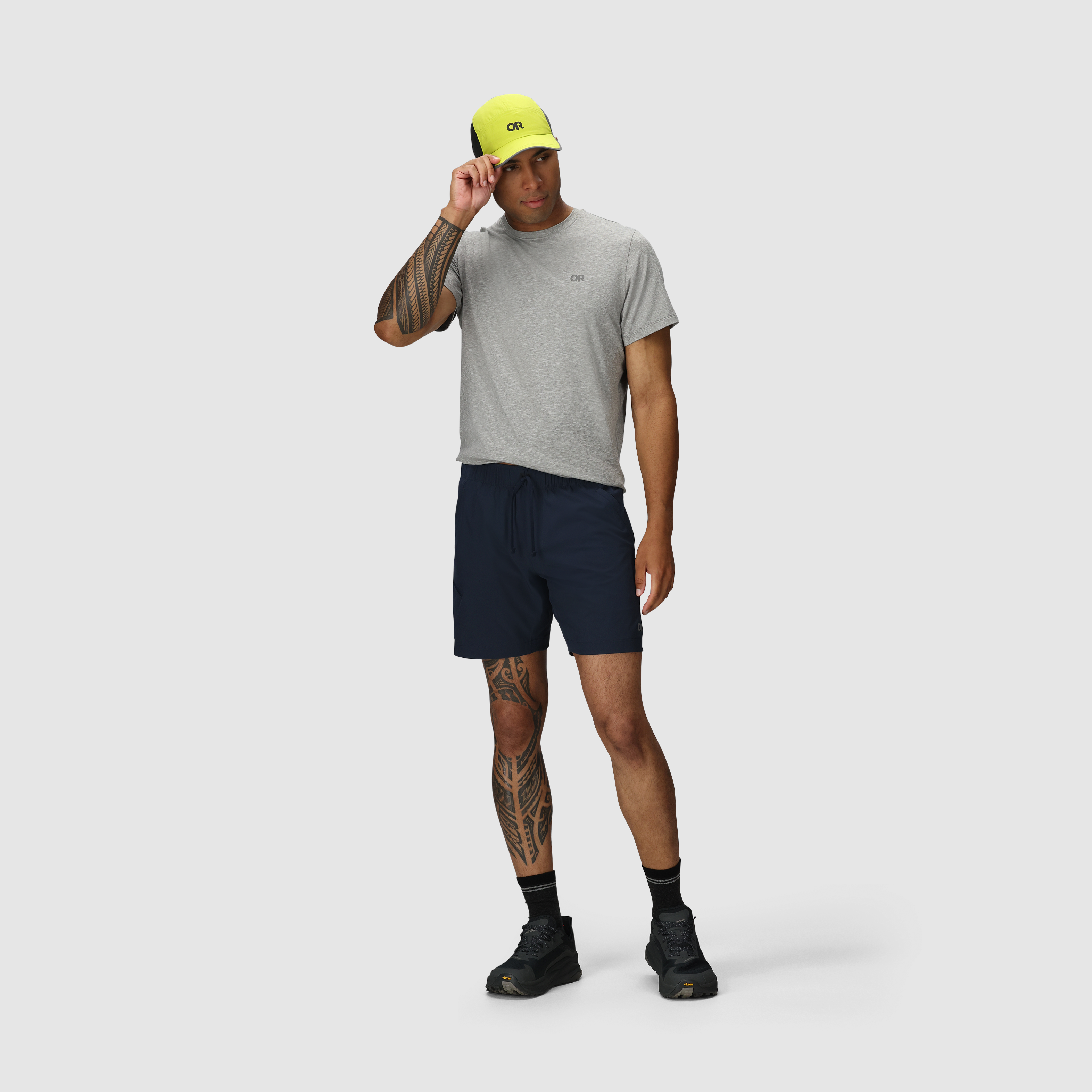 Men's Swift Lite Hybrid Running Shorts 7" with UPF 30 & Zip Pocket