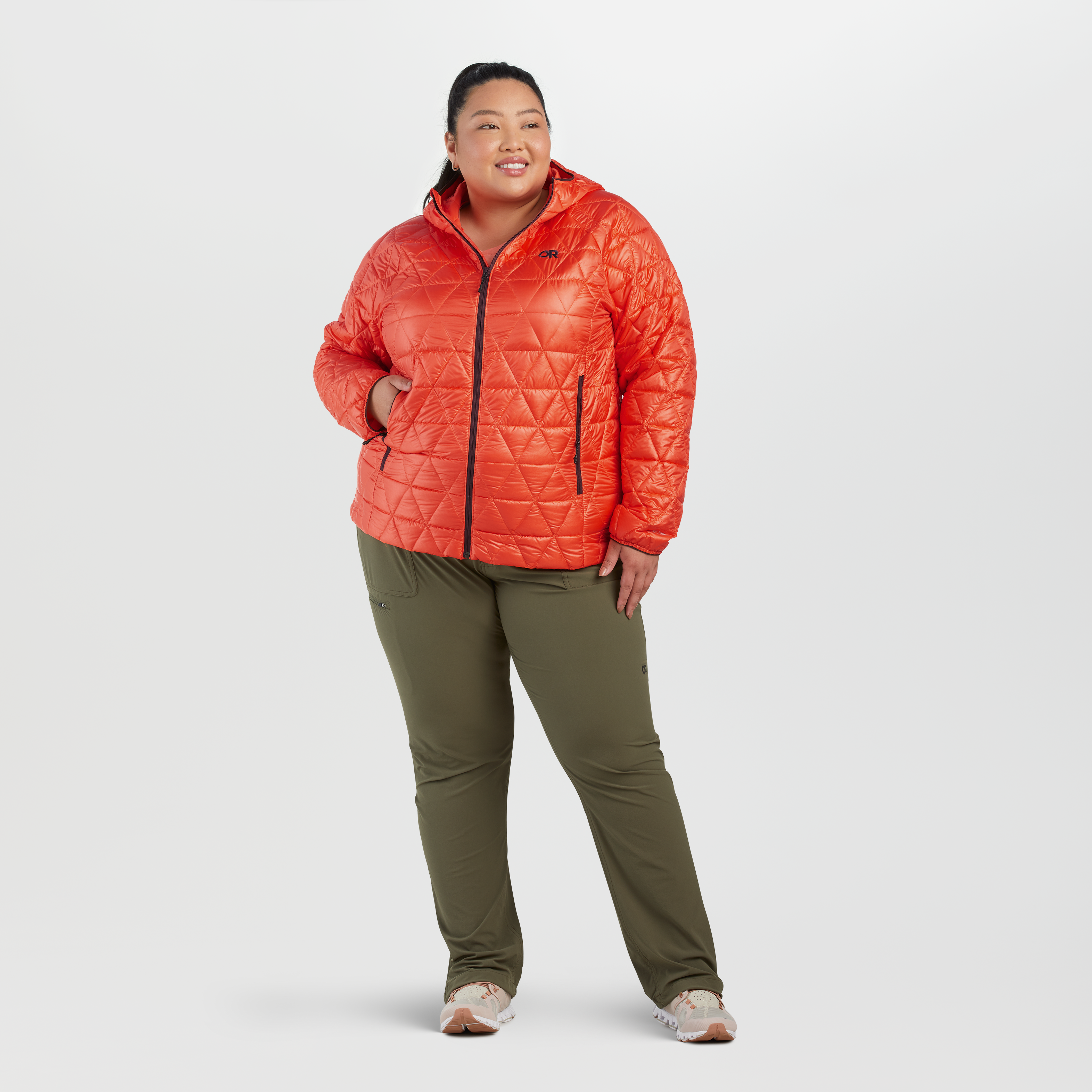 Women's Plus Size Helium Insulated Hoodie - Waterproof & Warm