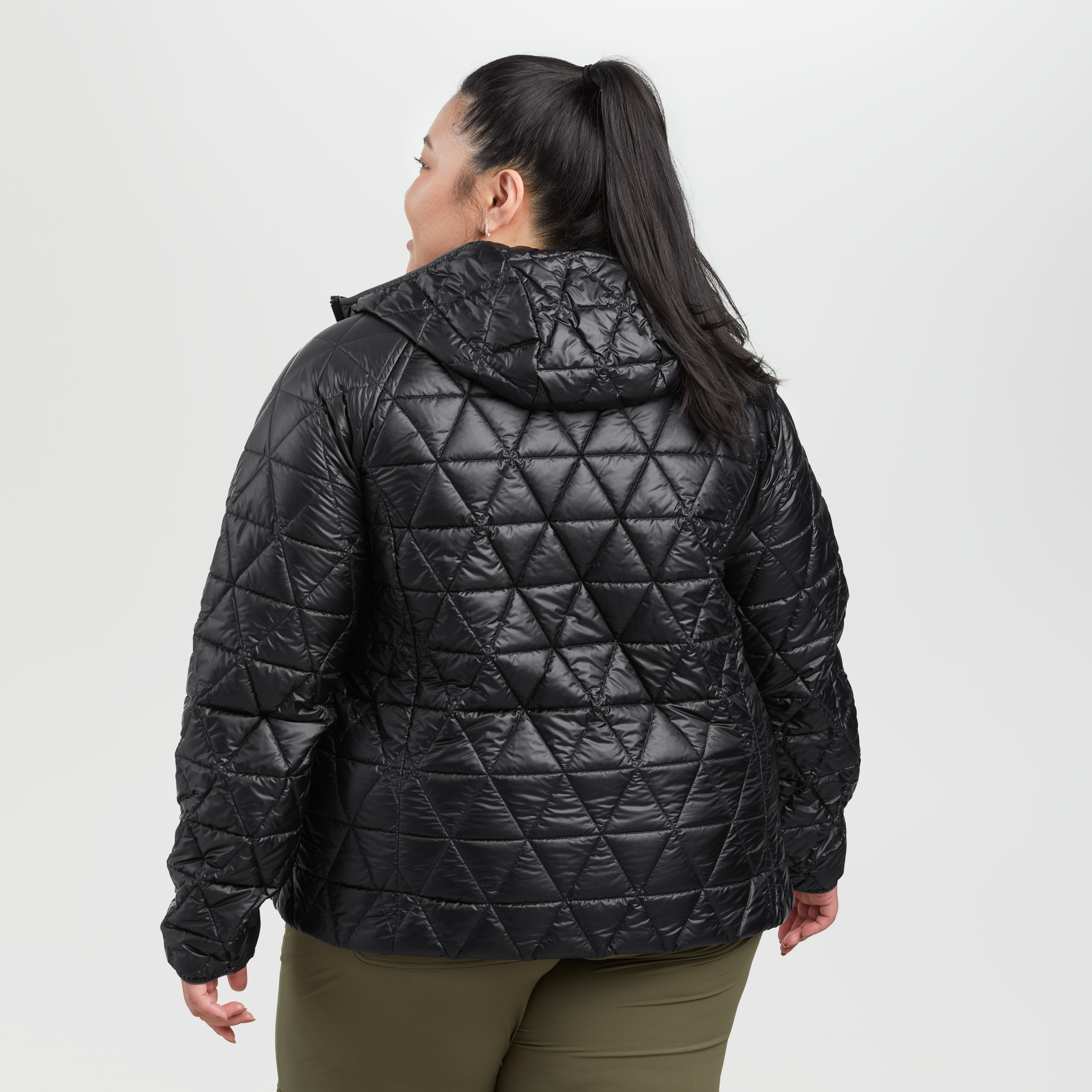 Women's Plus Size Helium Insulated Hoodie - Waterproof & Warm