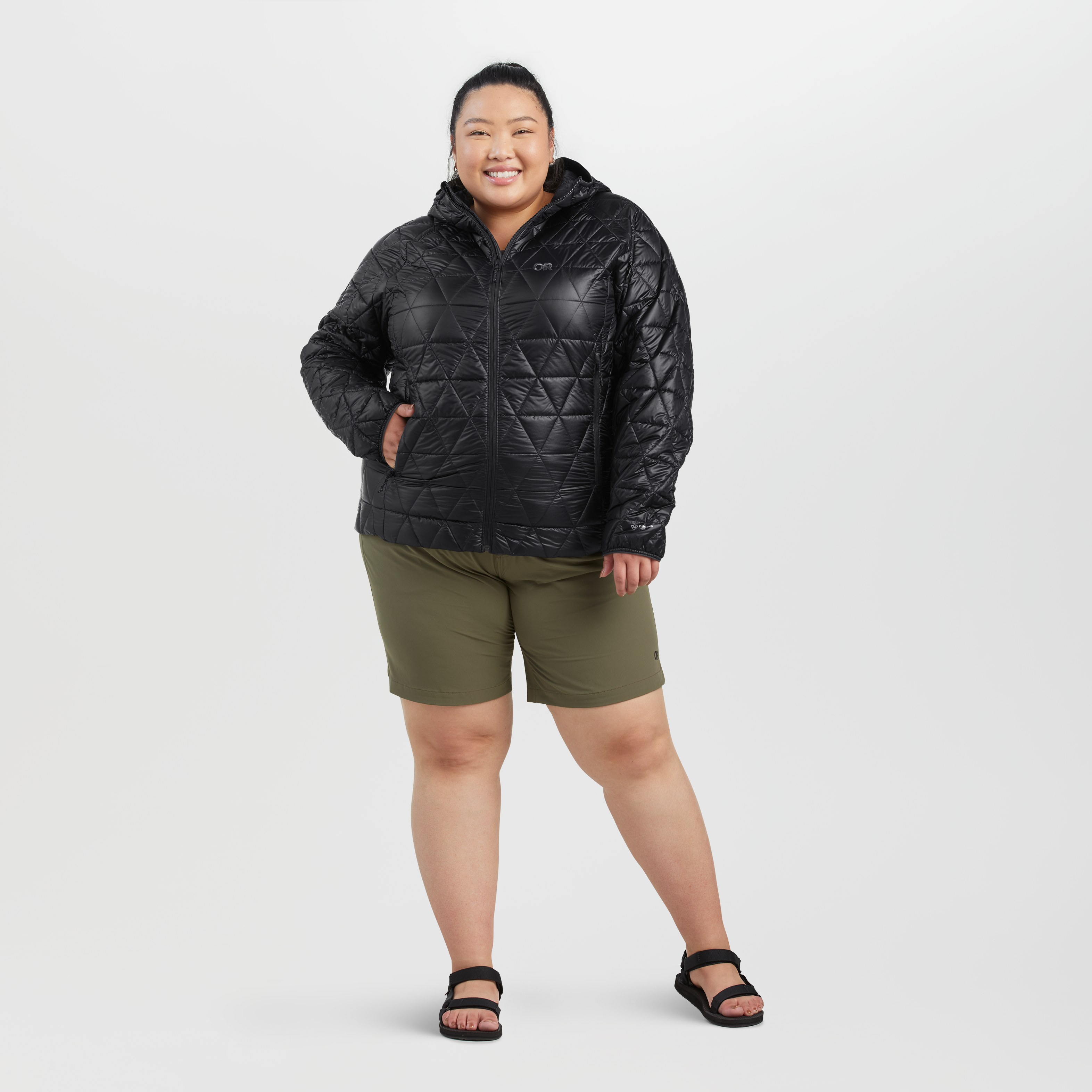 Women's Plus Size Helium Insulated Hoodie - Waterproof & Warm