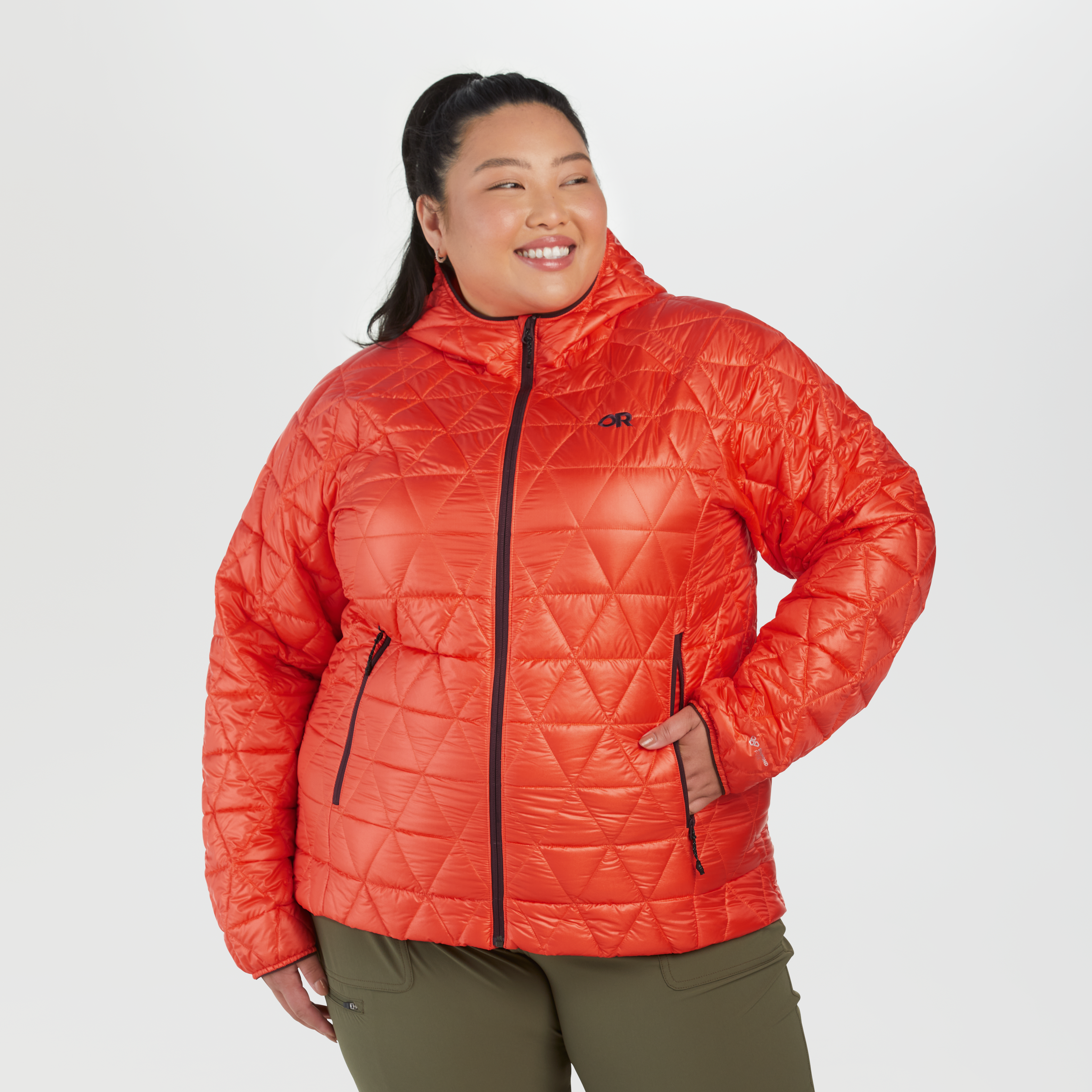 Women's Plus Size Helium Insulated Hoodie - Waterproof & Warm