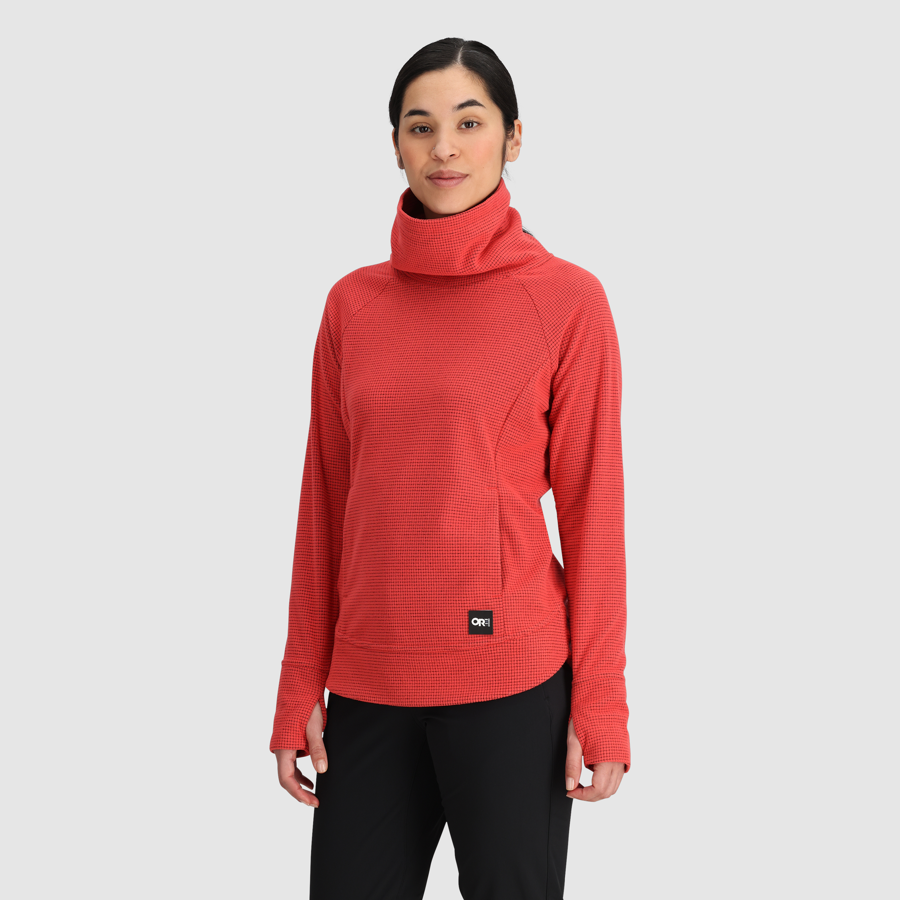 Women's Fleece Cowl Neck Pullover with UPF 30 & ActiveTemp™