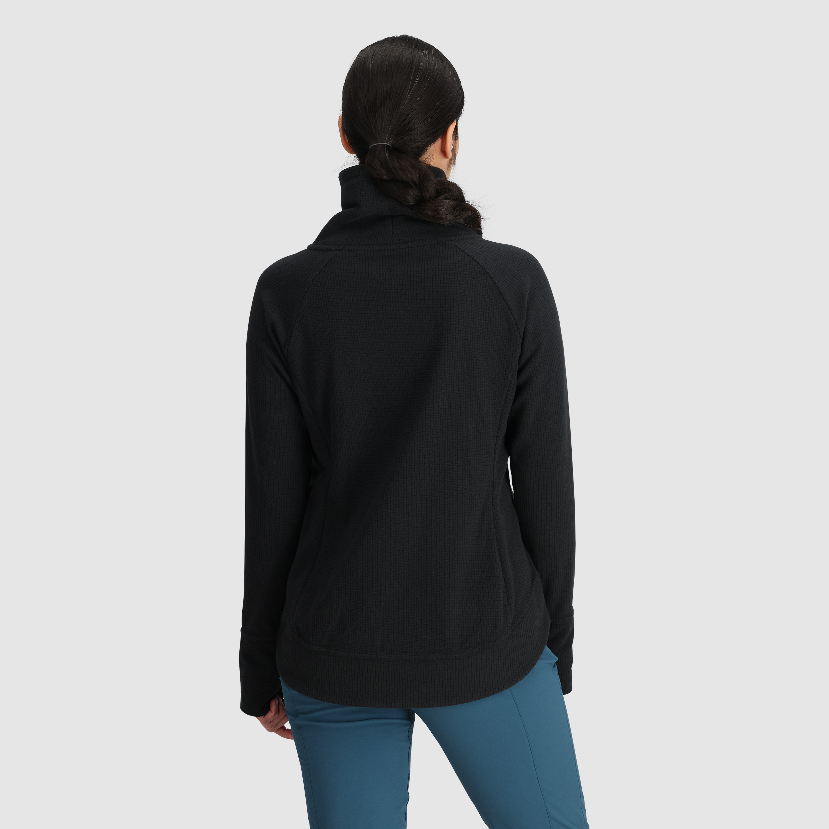Women's Fleece Cowl Neck Pullover with UPF 30 & ActiveTemp™