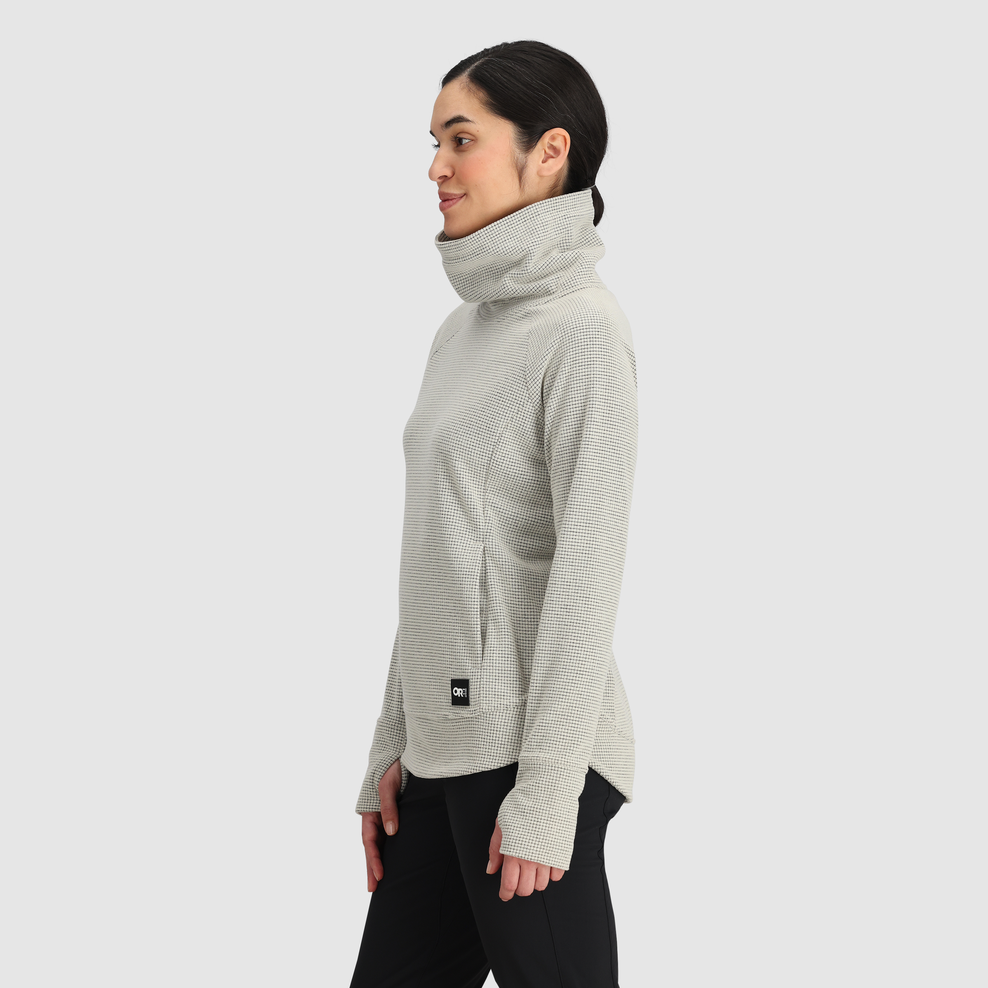 Women's Fleece Cowl Neck Pullover with UPF 30 & ActiveTemp™