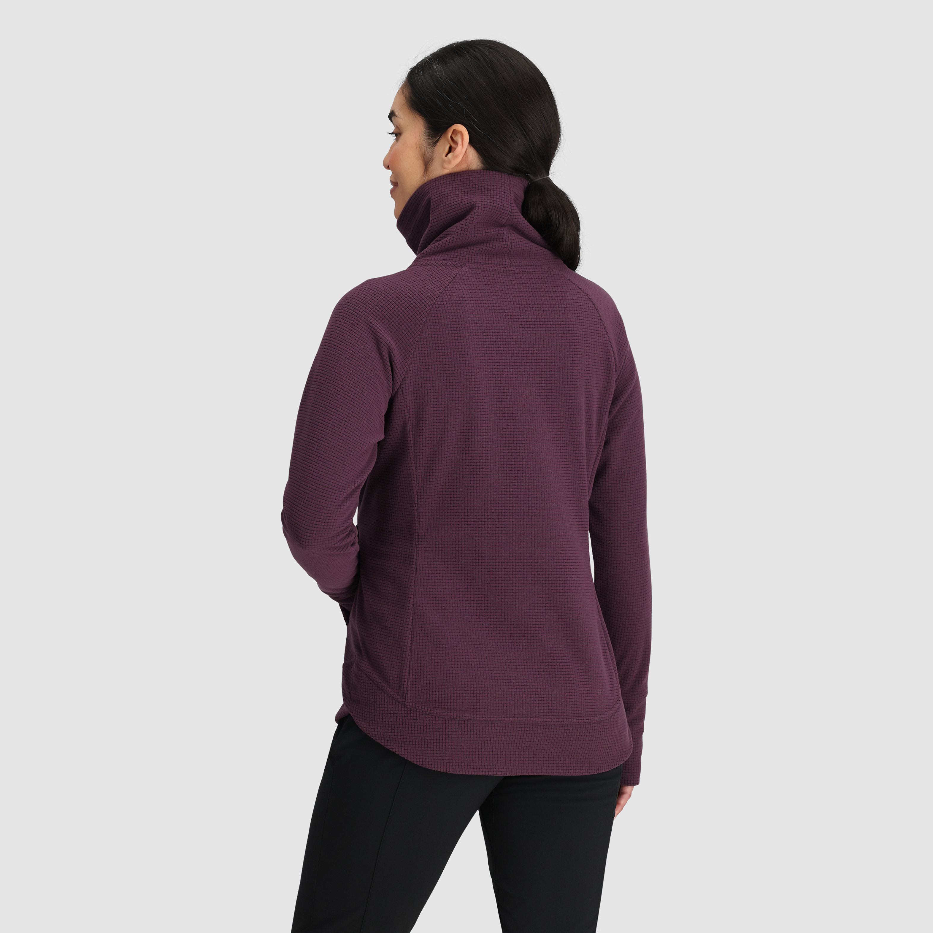 Women's Fleece Cowl Neck Pullover with UPF 30 & ActiveTemp™