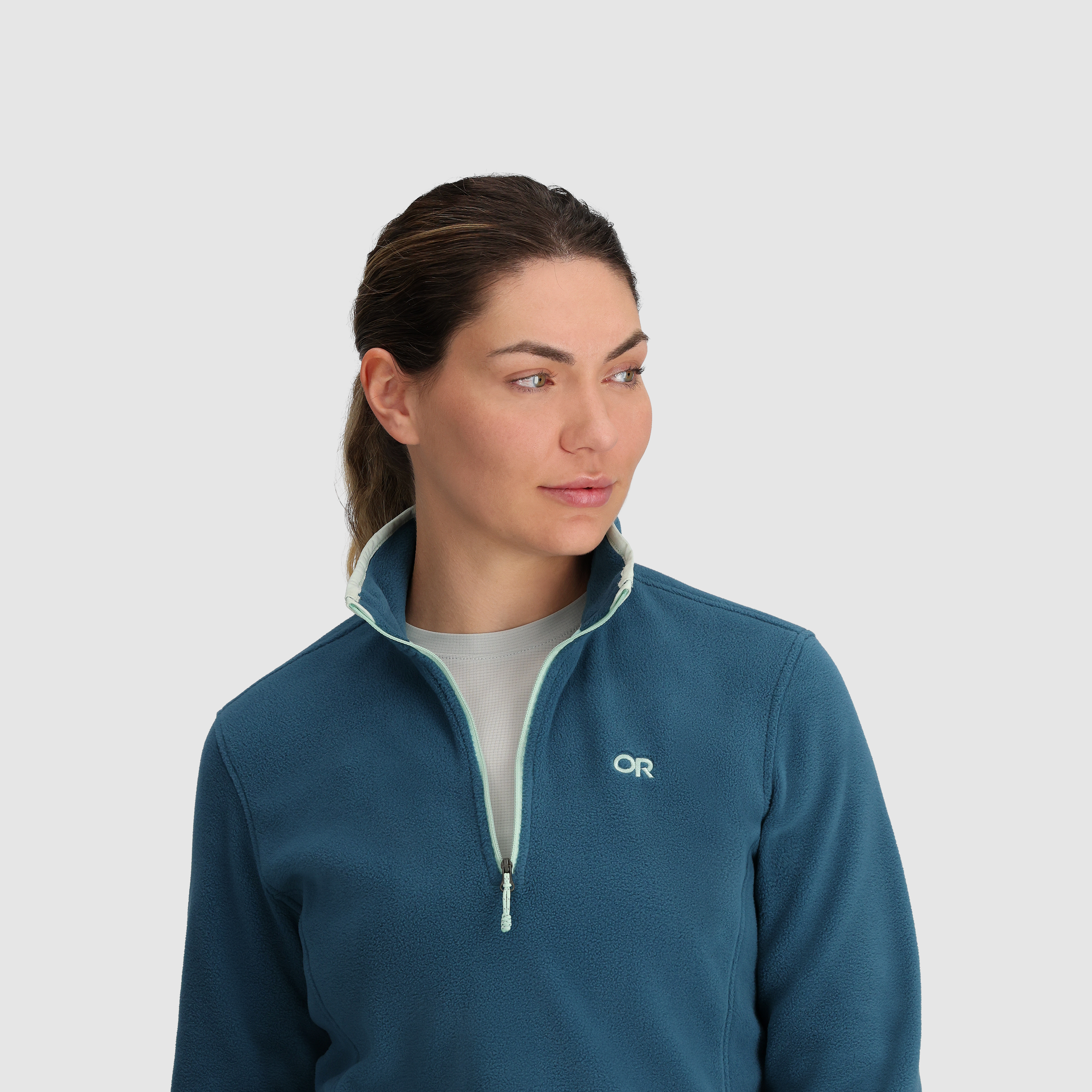 Women's OR Polartec® 100 Quarter Zip Fleece Jacket for Hiking