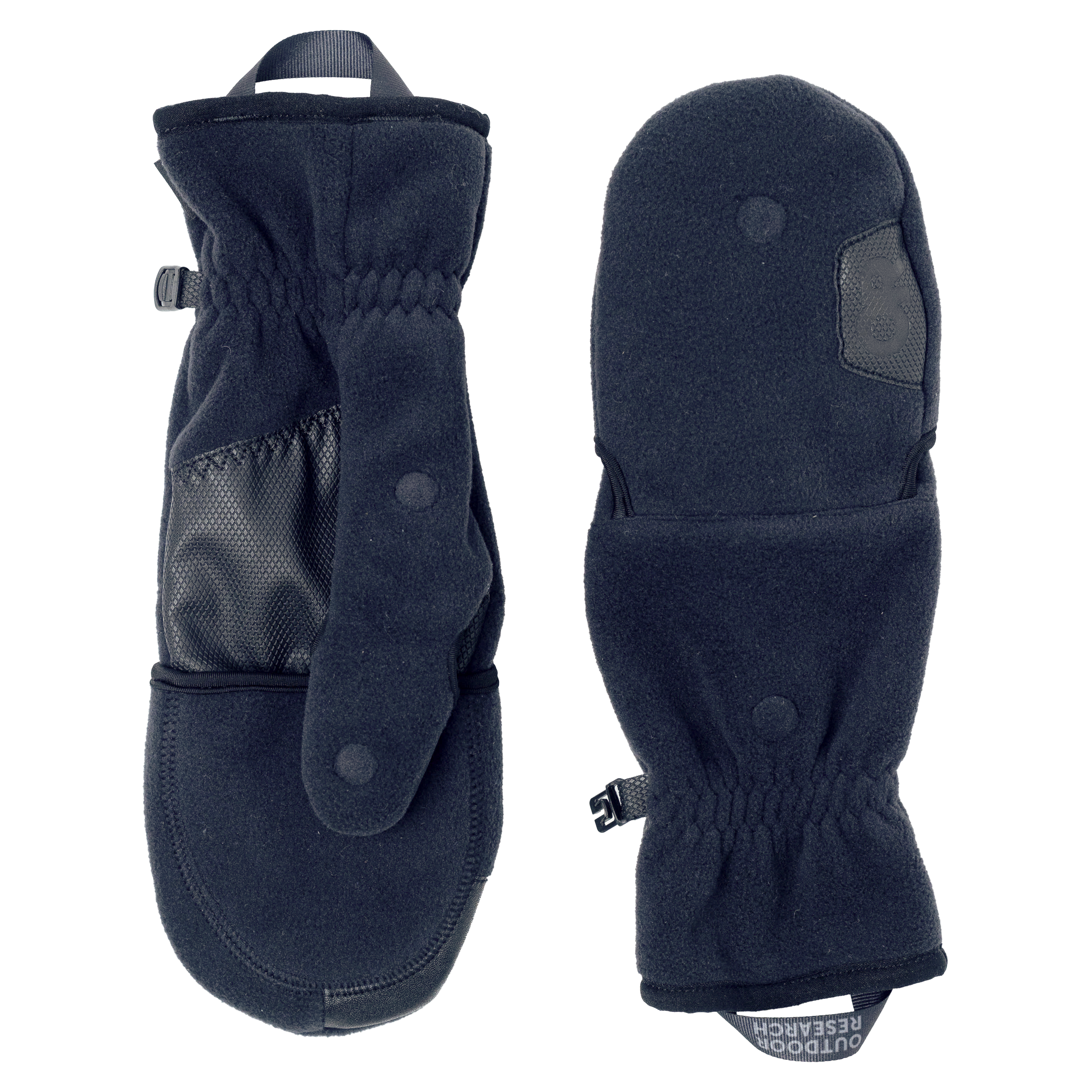 Windproof Convertible Gloves with Touchscreen & Gripper Palm