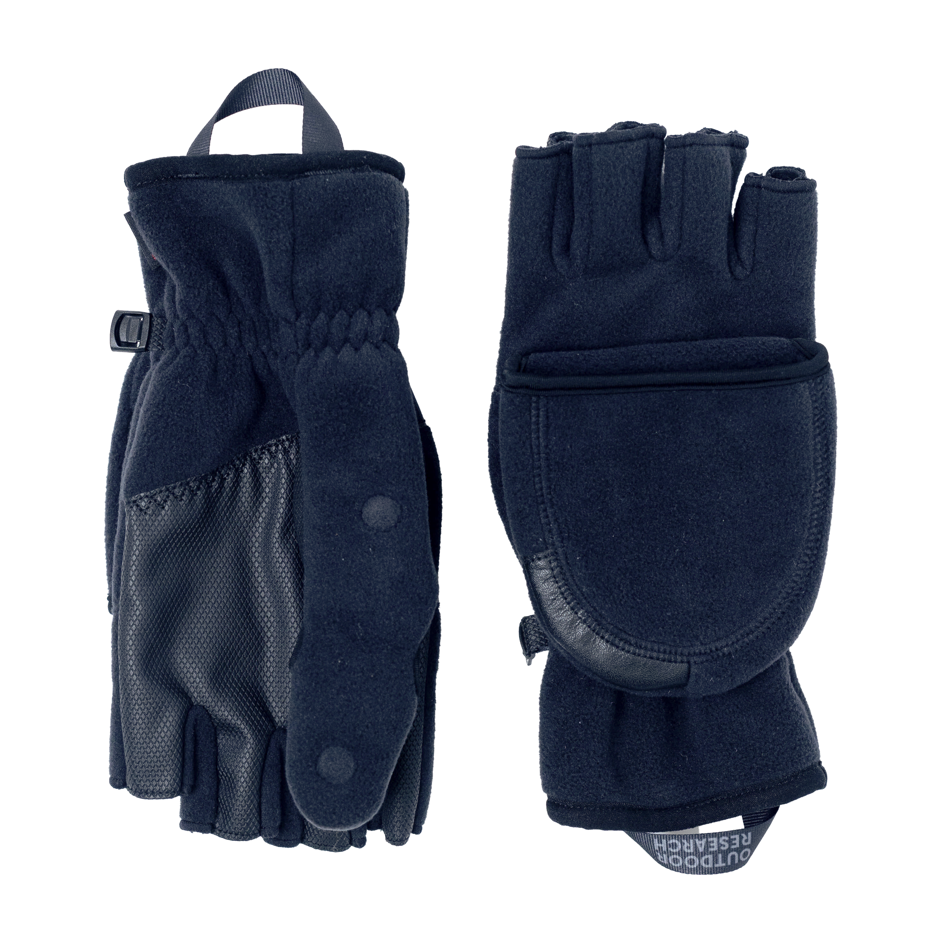 Windproof Convertible Gloves with Touchscreen & Gripper Palm