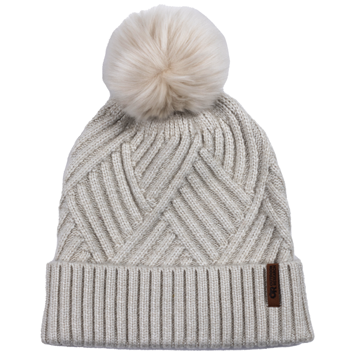 Women's Recycled Seine Beanie with Pom-Pom - Winter Hat