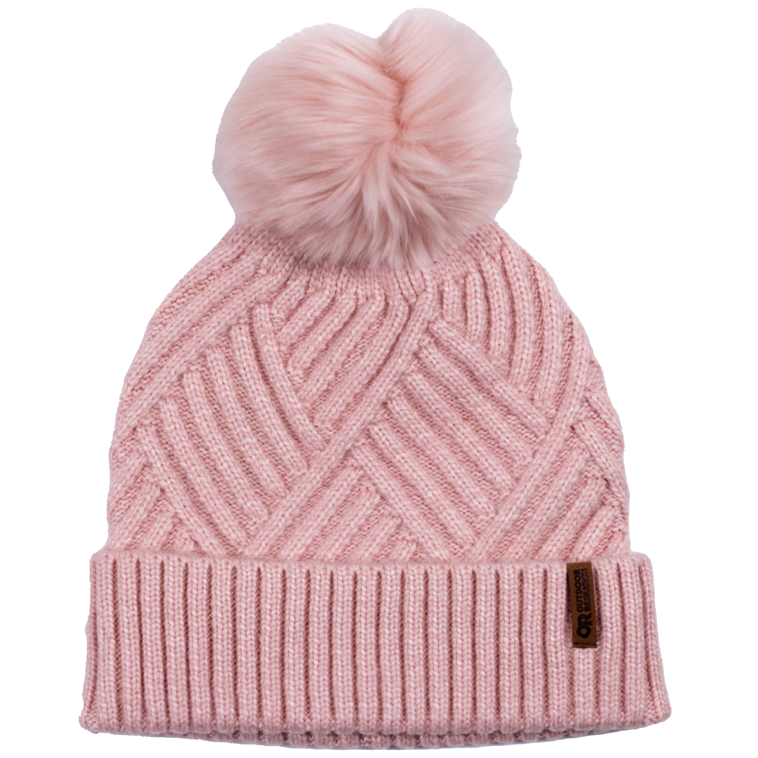 Women's Recycled Seine Beanie with Pom-Pom - Winter Hat
