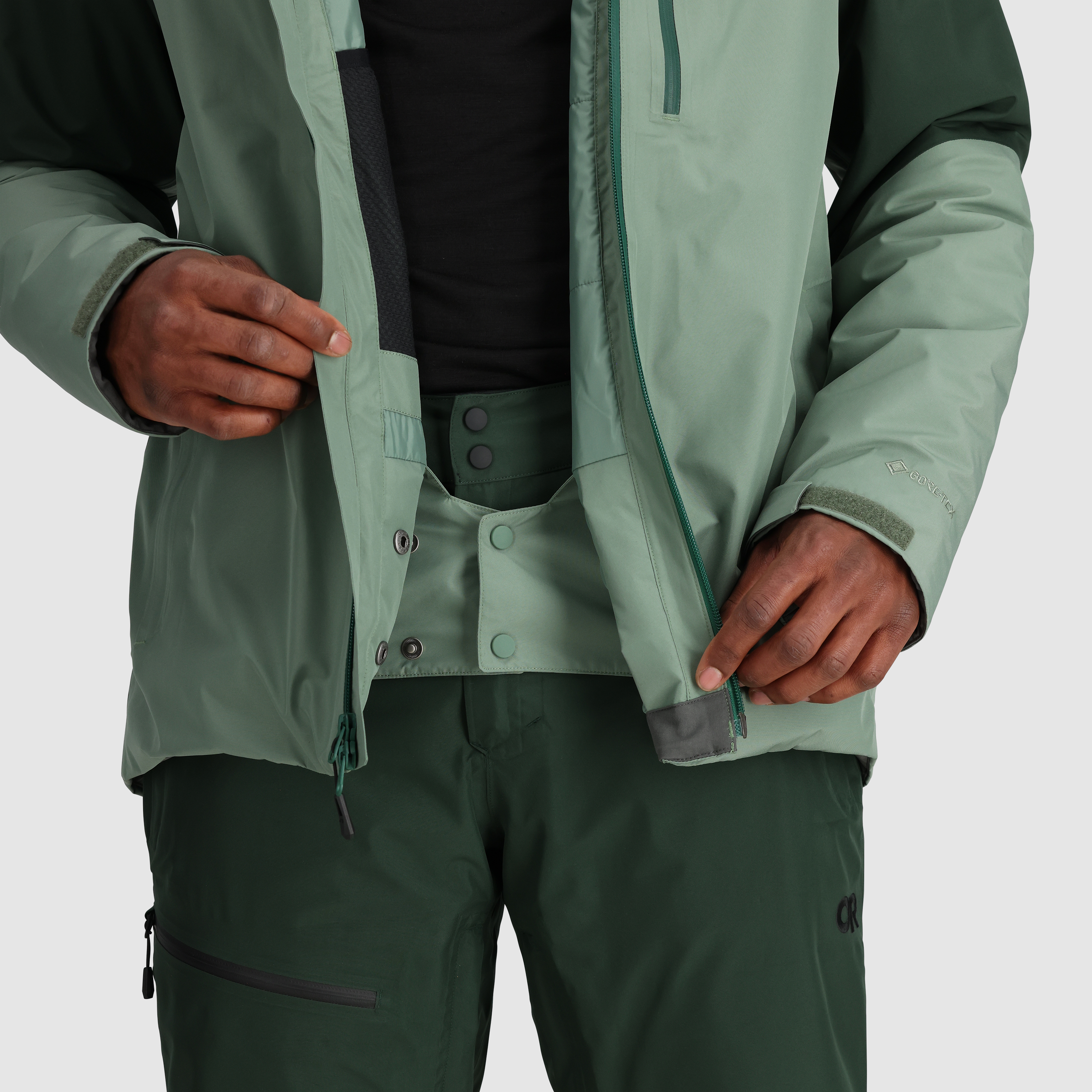 Men's Gore-Tex Ski Jacket with Insulation - Tungsten II Cold Weather