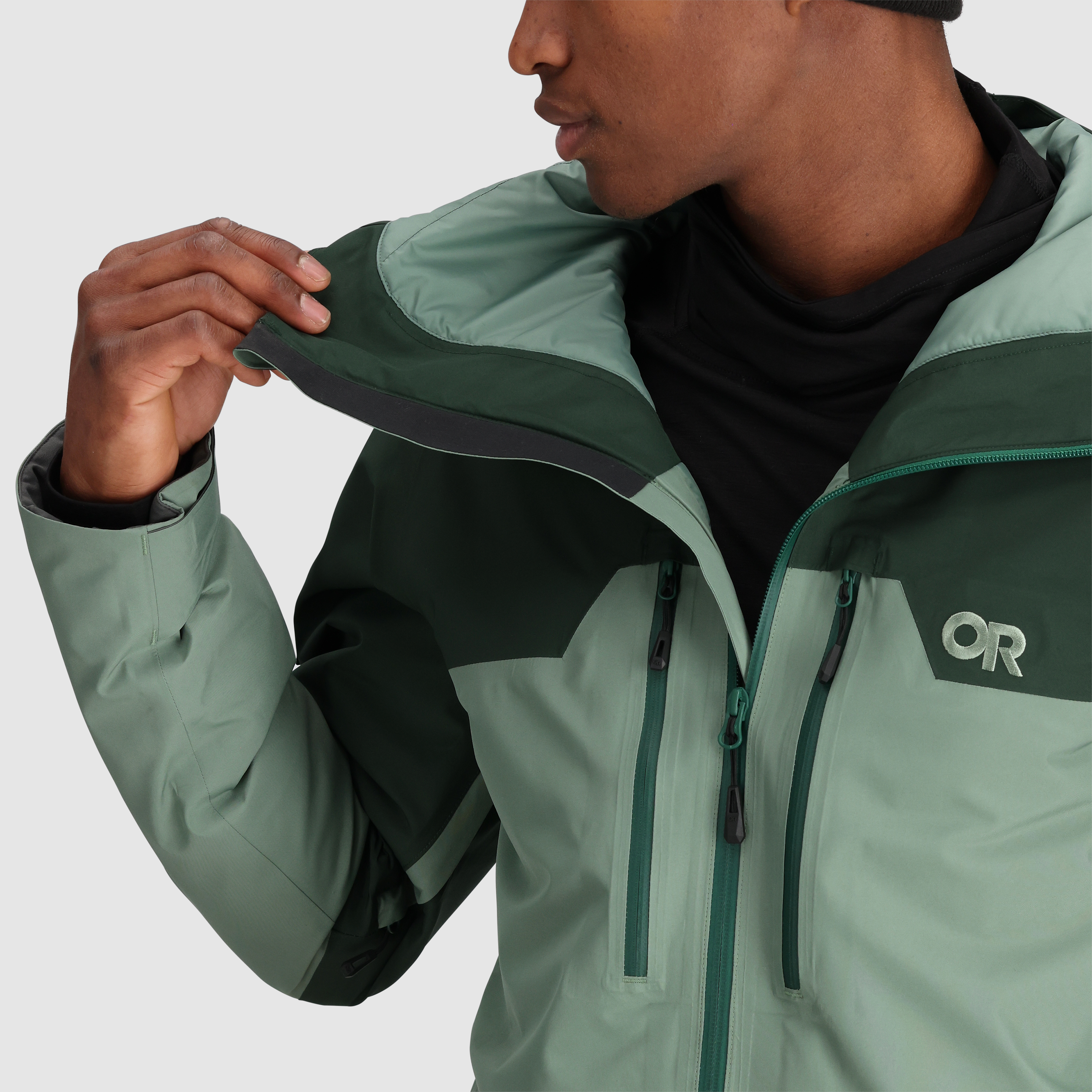Men's Gore-Tex Ski Jacket with Insulation - Tungsten II Cold Weather