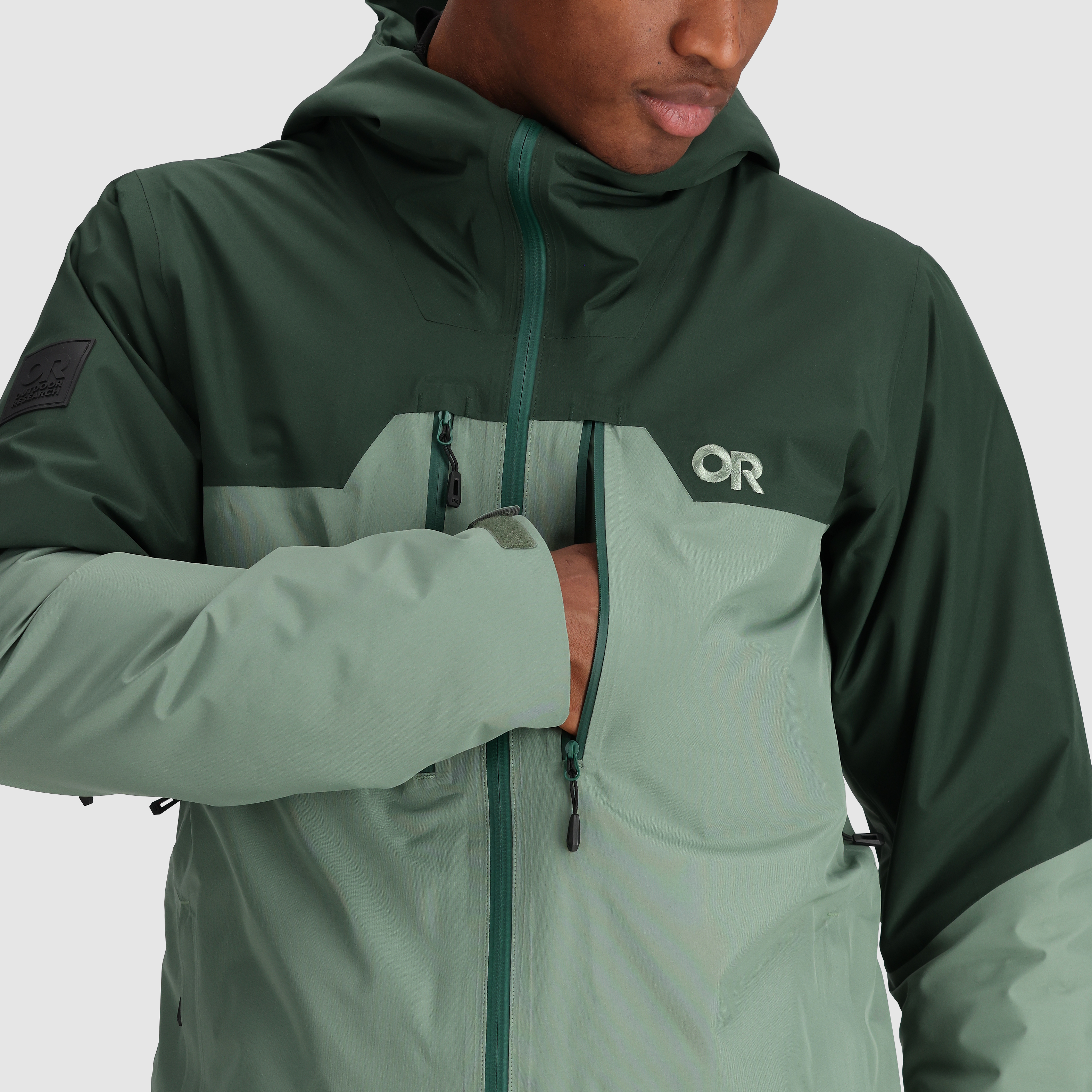 Men's Gore-Tex Ski Jacket with Insulation - Tungsten II Cold Weather
