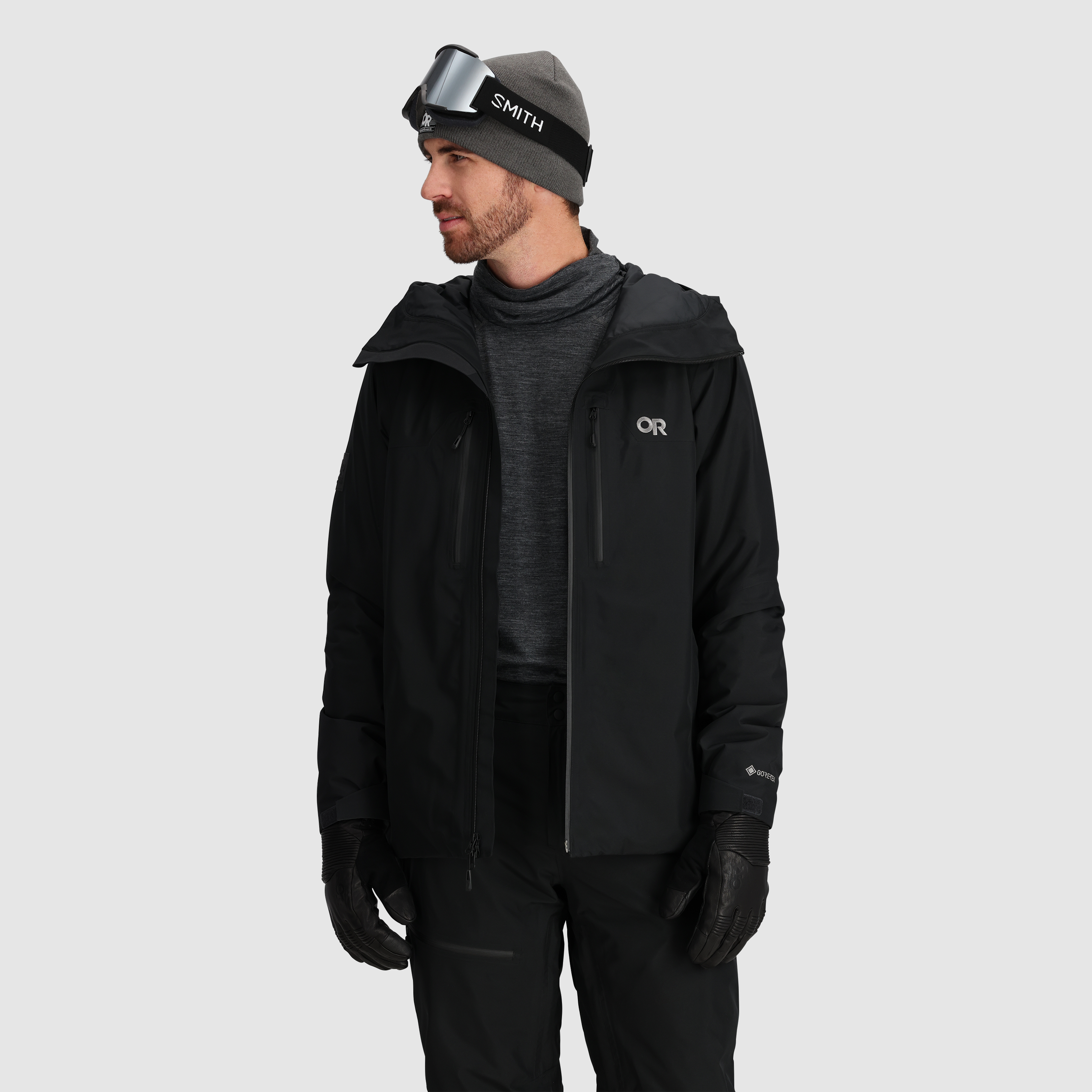 Men's Gore-Tex Ski Jacket with Insulation - Tungsten II Cold Weather