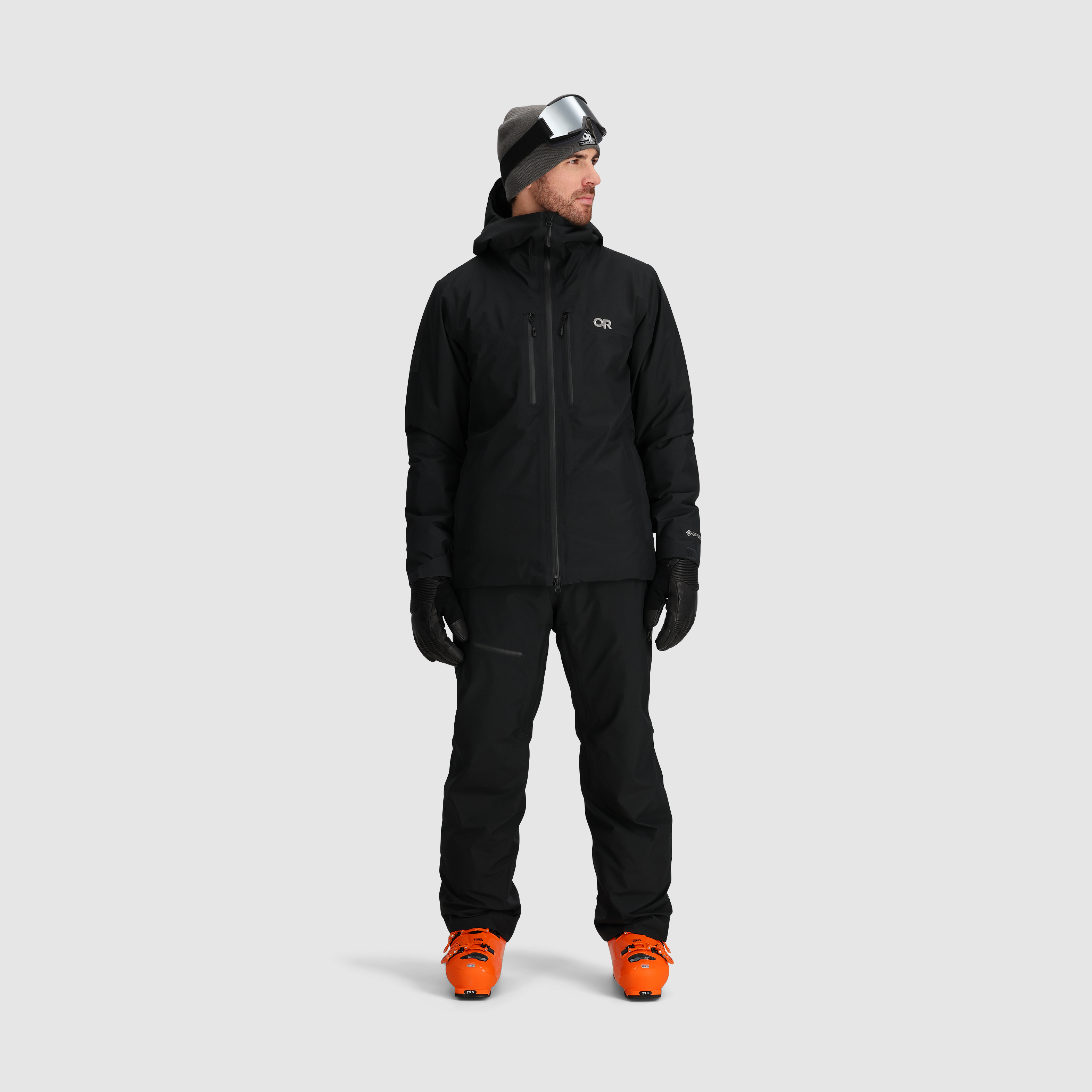 Men's Gore-Tex Ski Jacket with Insulation - Tungsten II Cold Weather